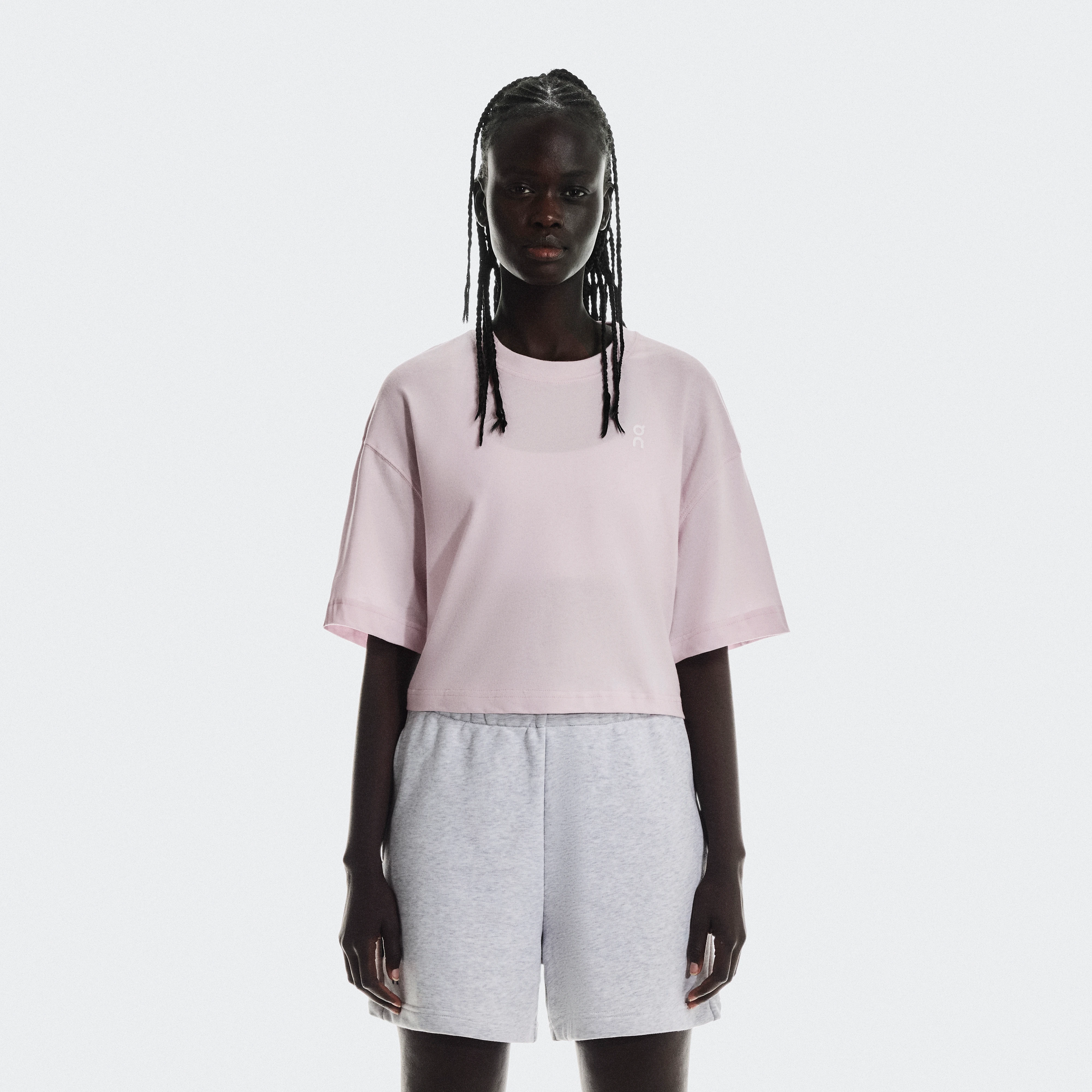 On Club Boxy-T Purple Women Women – All-day wear, recovery, travel Tops and t-shirts