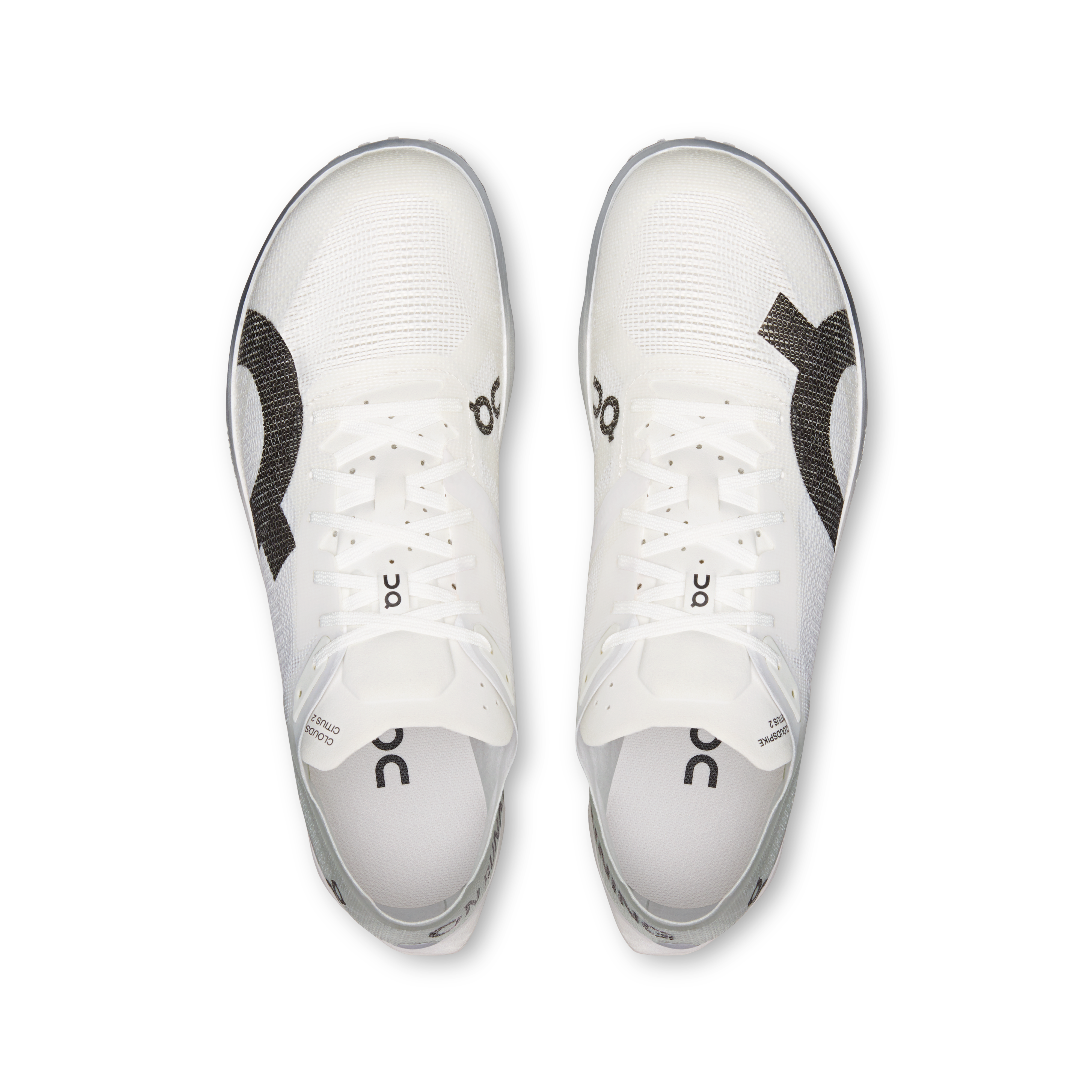 On Cloudspike Citius 2 White & Frost Uomo Pista Scarpe