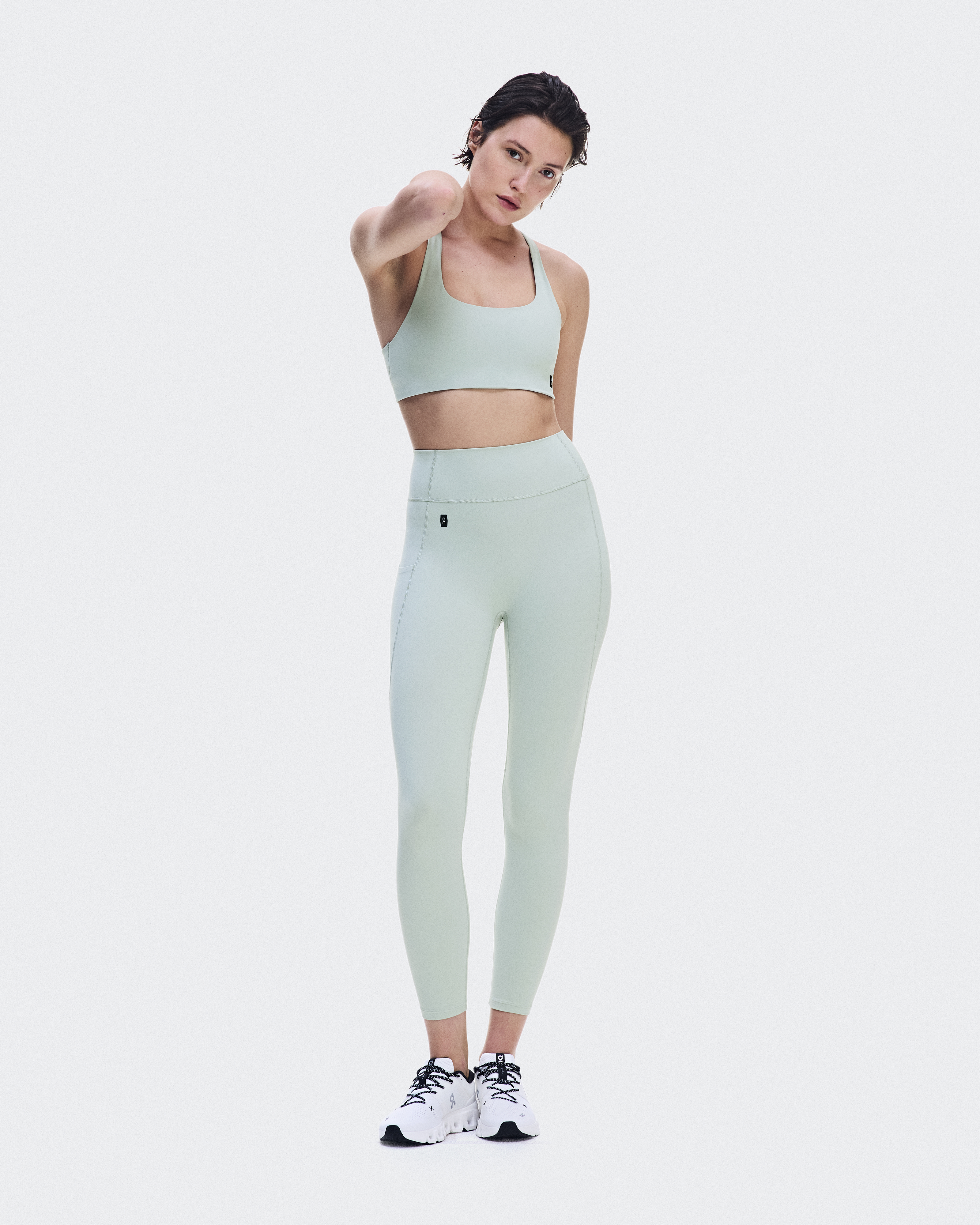 Studio Leggings 7/8 Mid-Length Tights in Mineral
