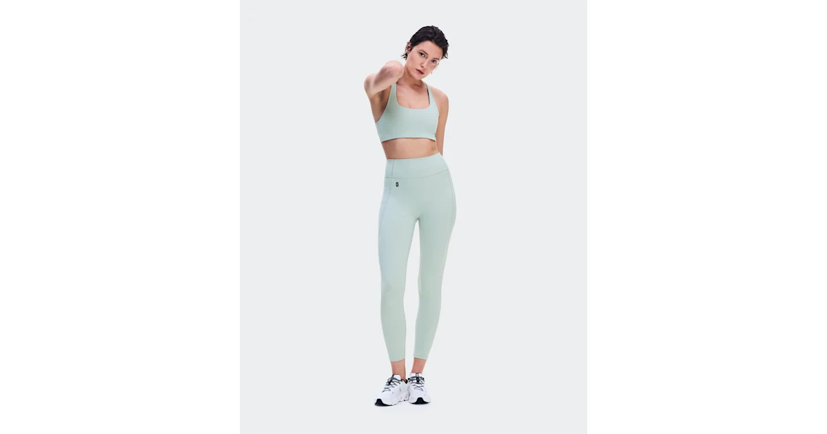 Leggings Studio 7/8 para mujer verde mineral · On