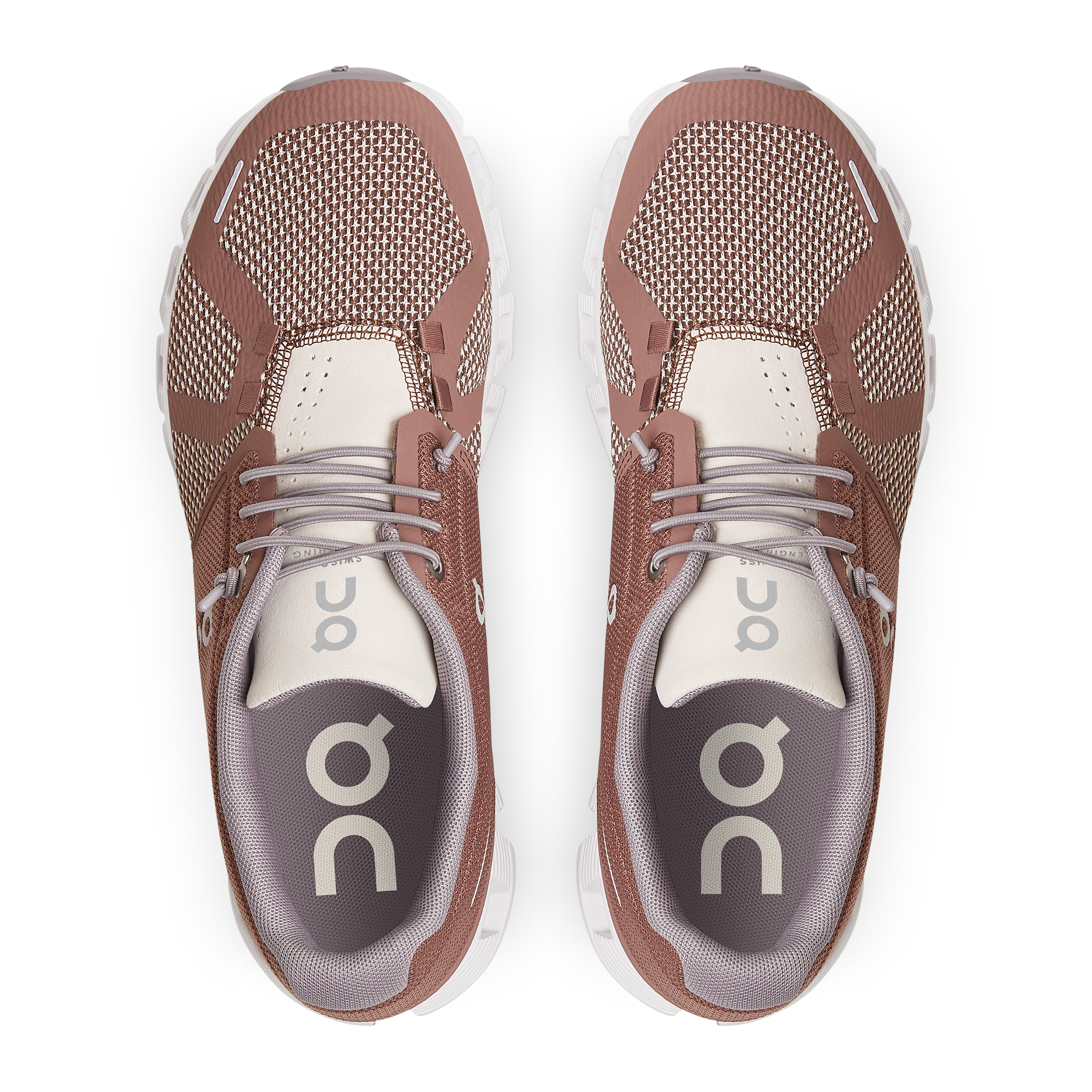 On Running Cloud 5 Women's Speed Lace Up Mesh Running Shoes In Rust Size 5  