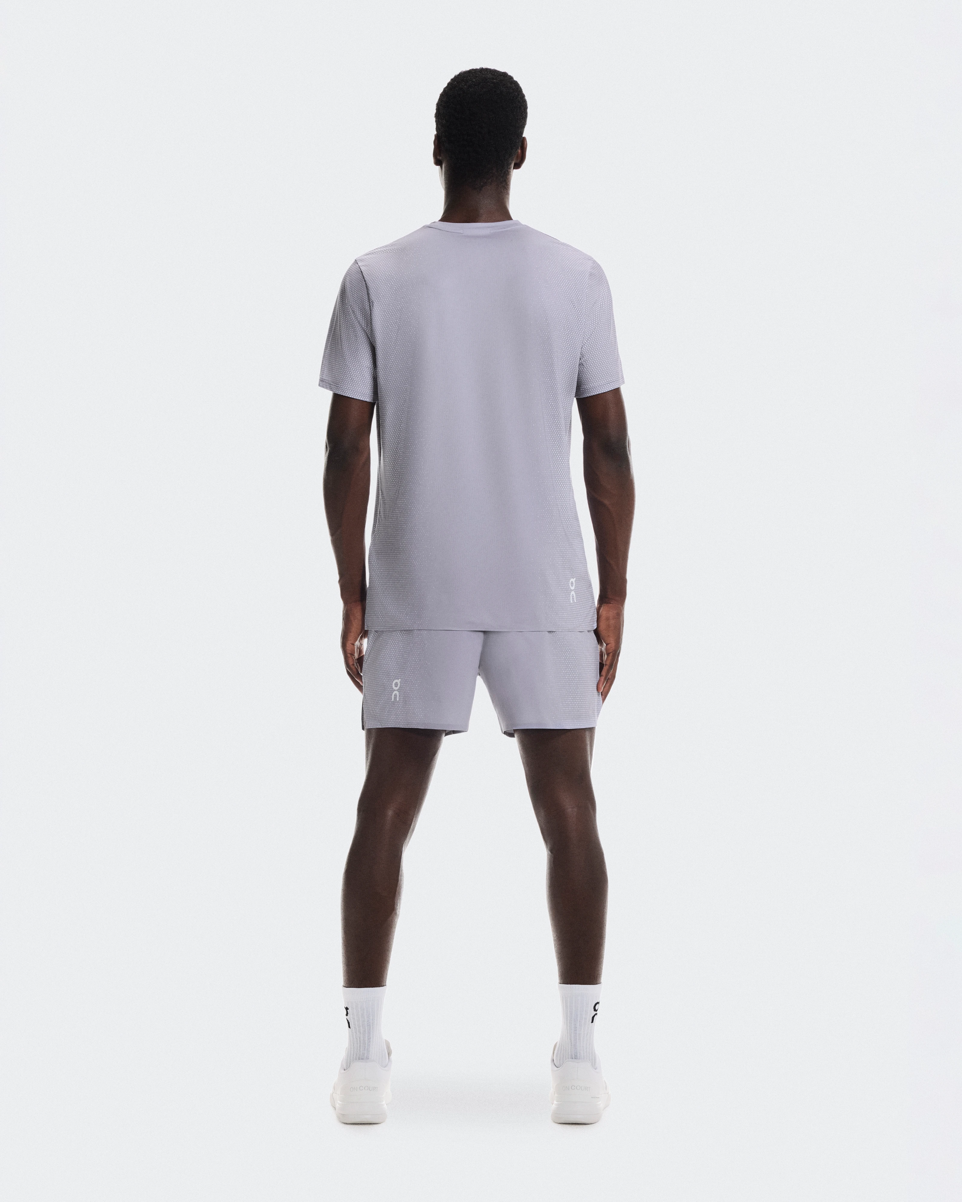 On Court-T Lilac & Dim Men Tops and t-shirts