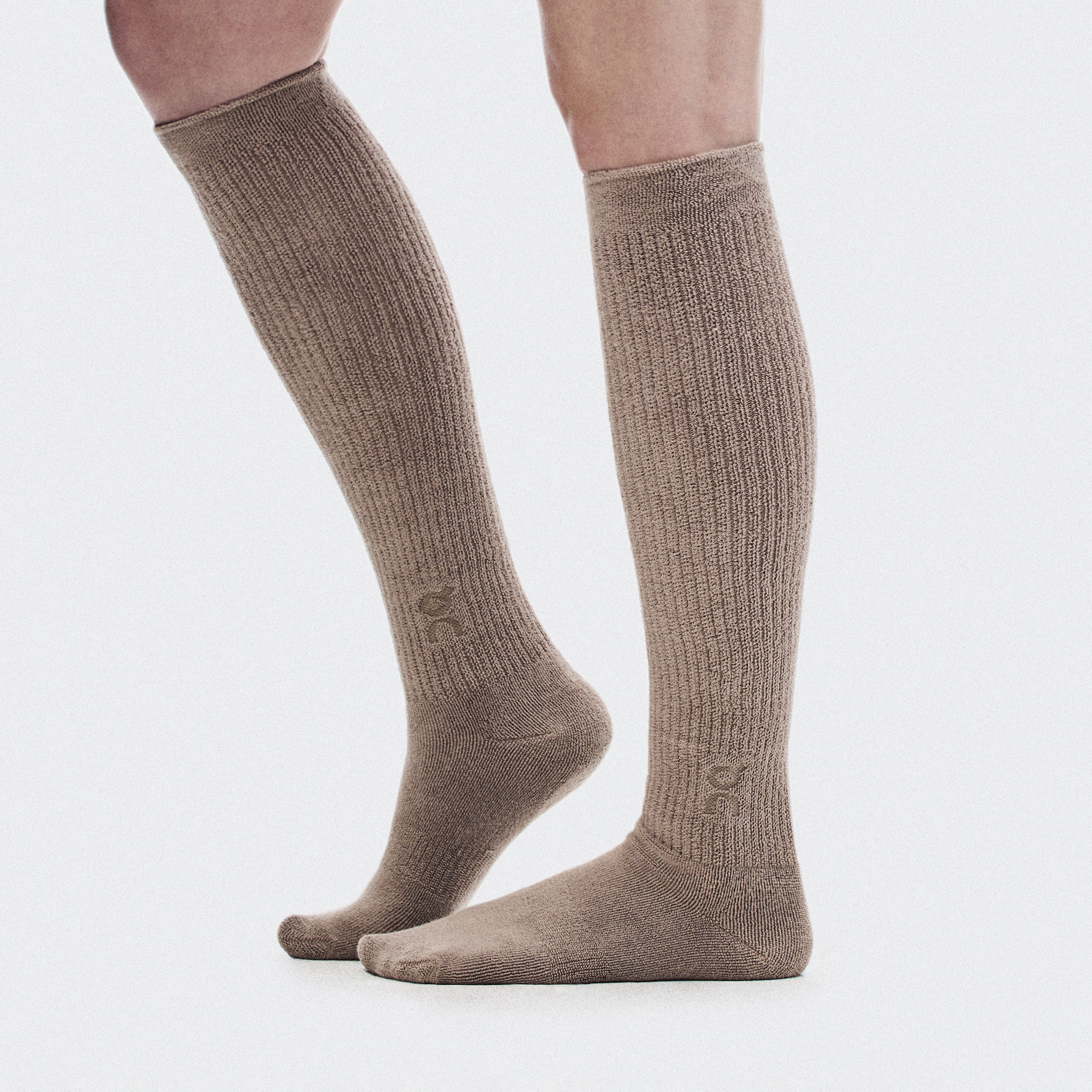 Terry Sock Knee High in Clay