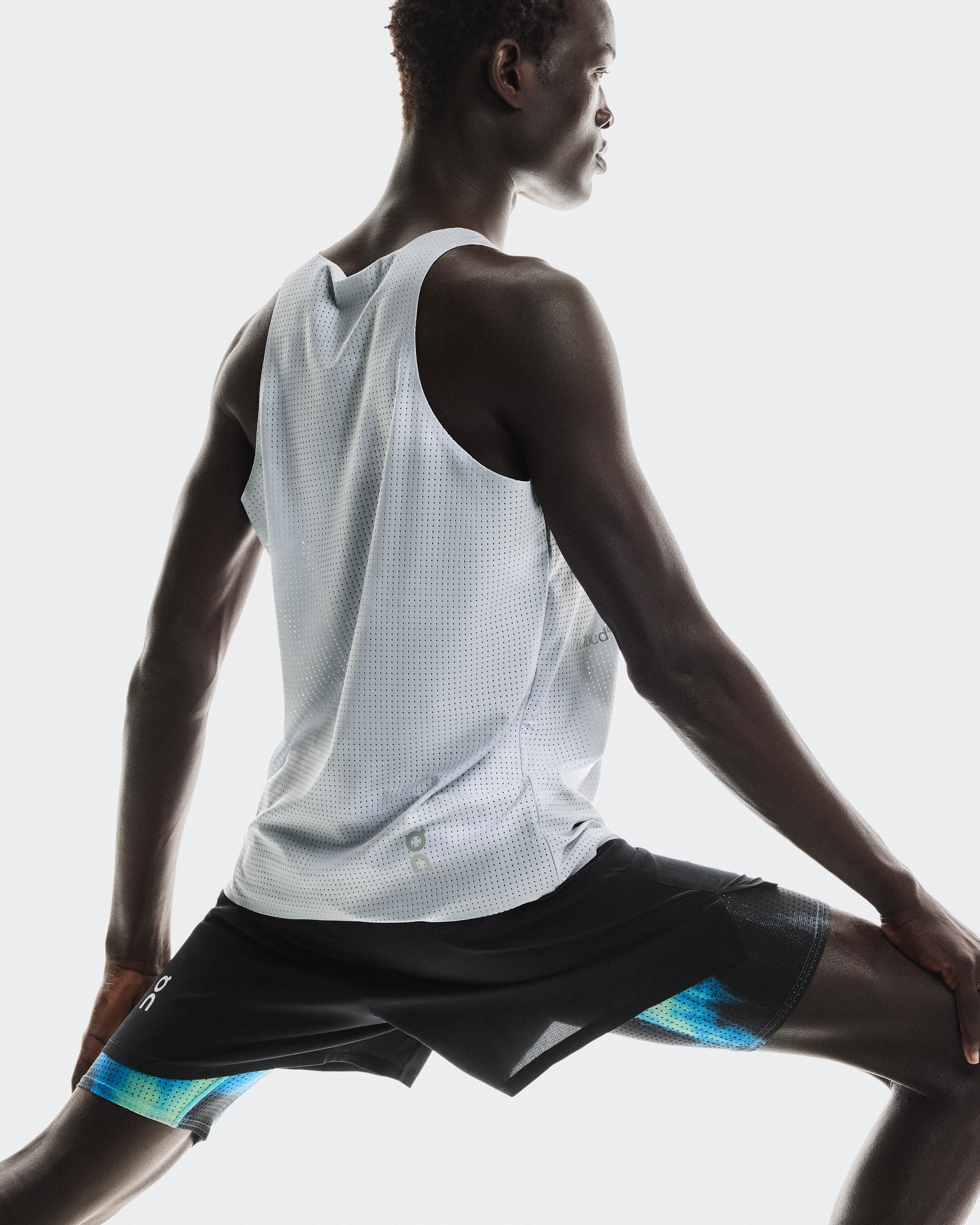 On Pace Shorts Black & Horizon Men Shorts