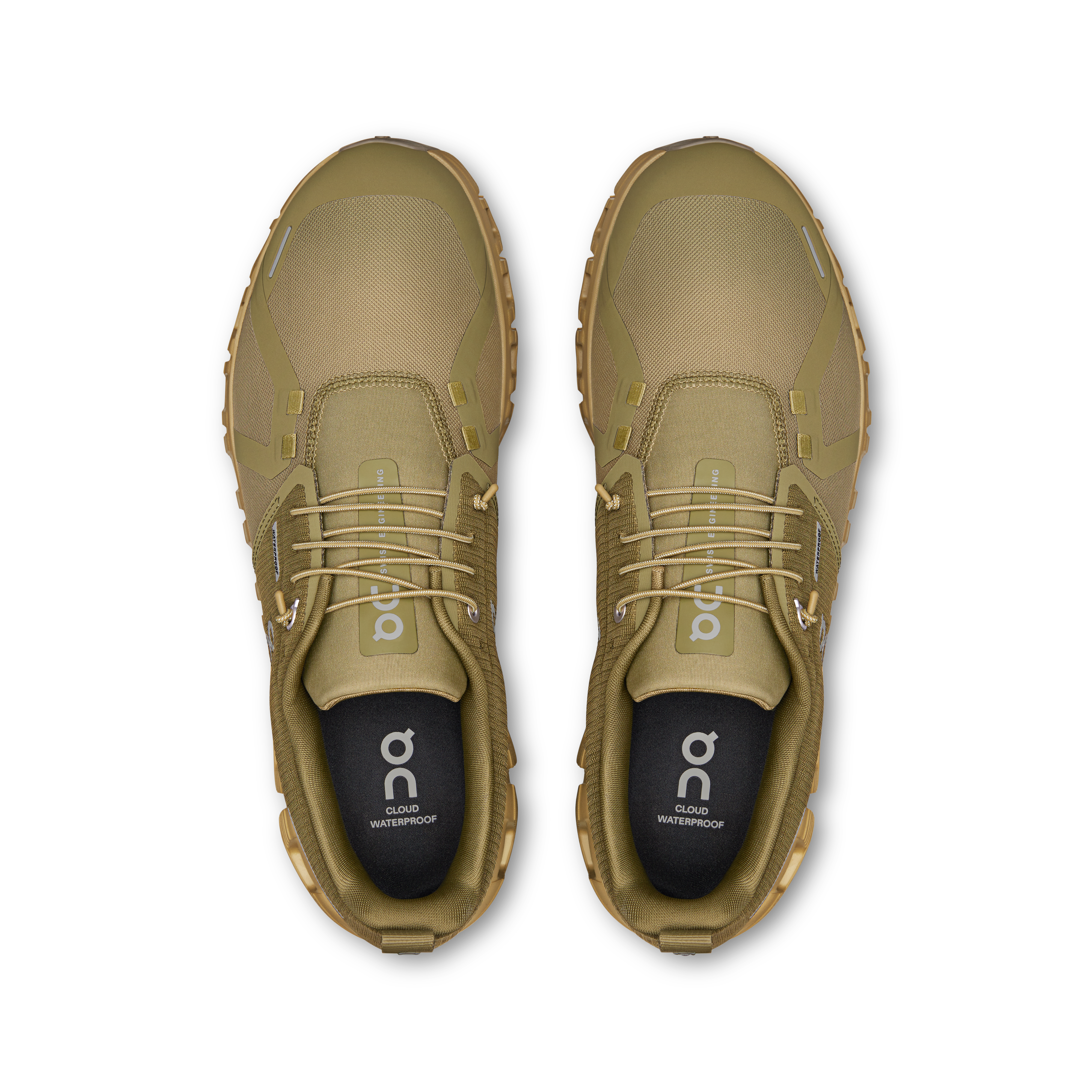 On Cloud 6 Waterproof Olive & Safari Men Active life Shoes