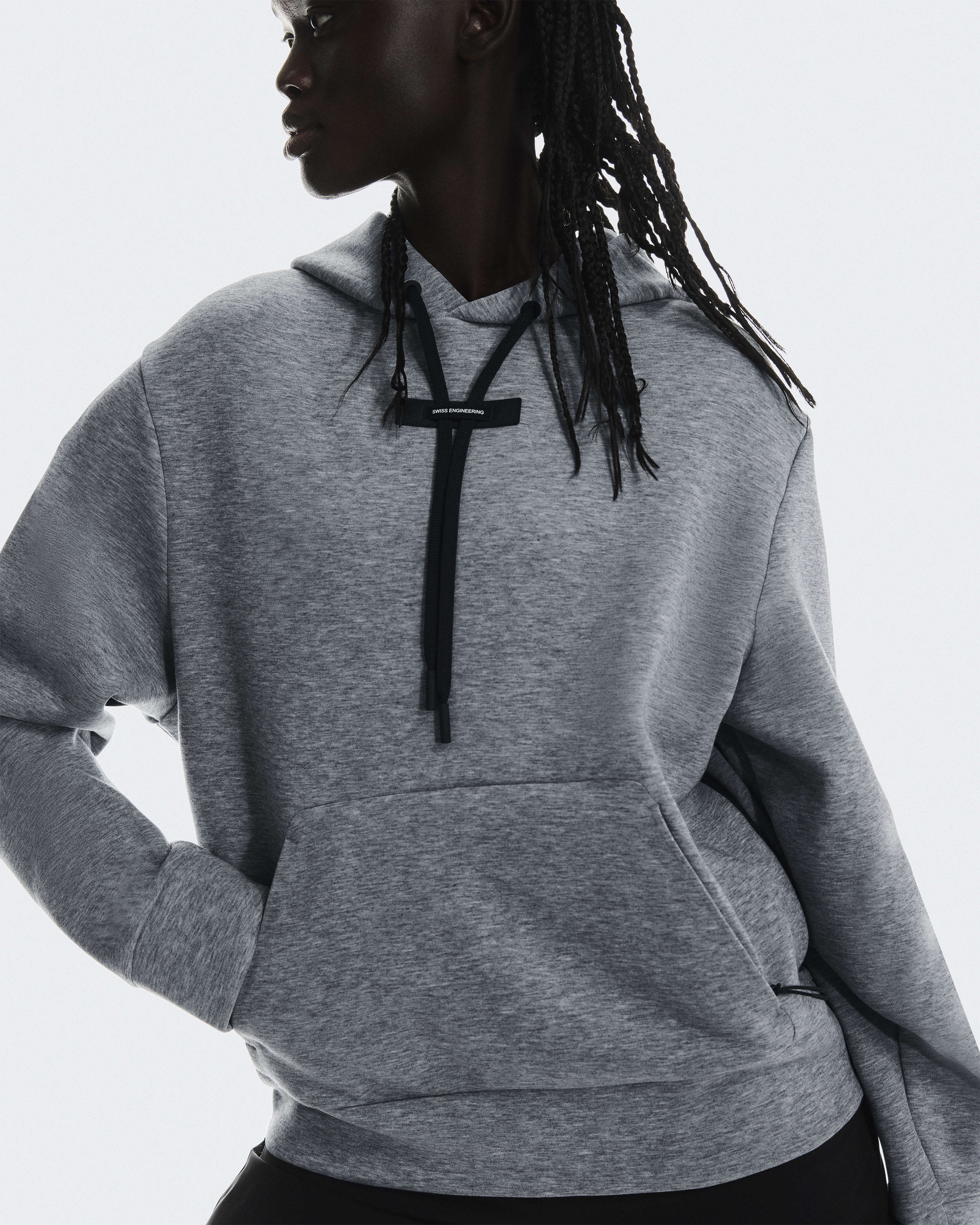 【TWN】24FW★ Pointgood Hoodie Platonic Angel Unisex Hoodie Black