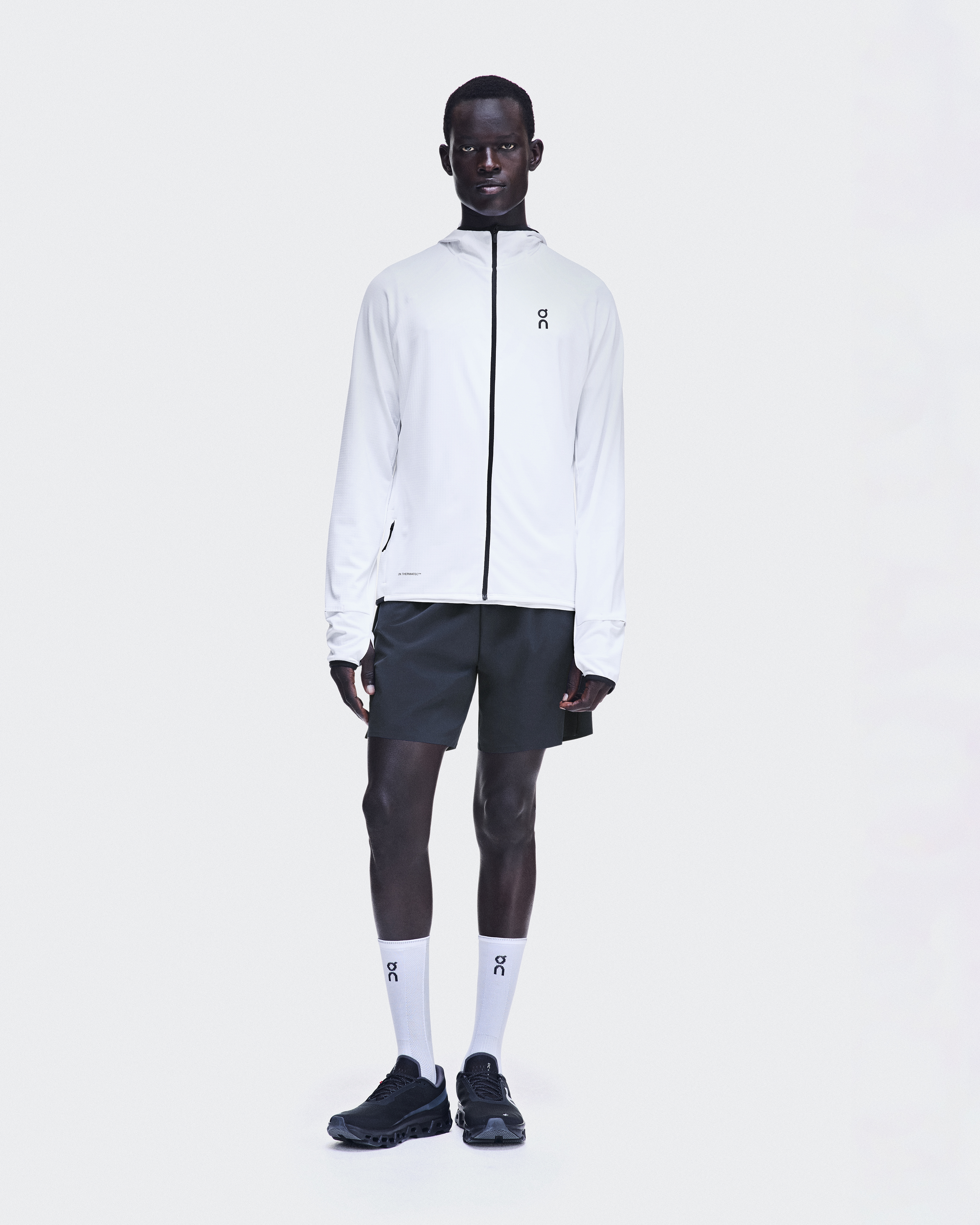 Climate Zip Hoodie in White