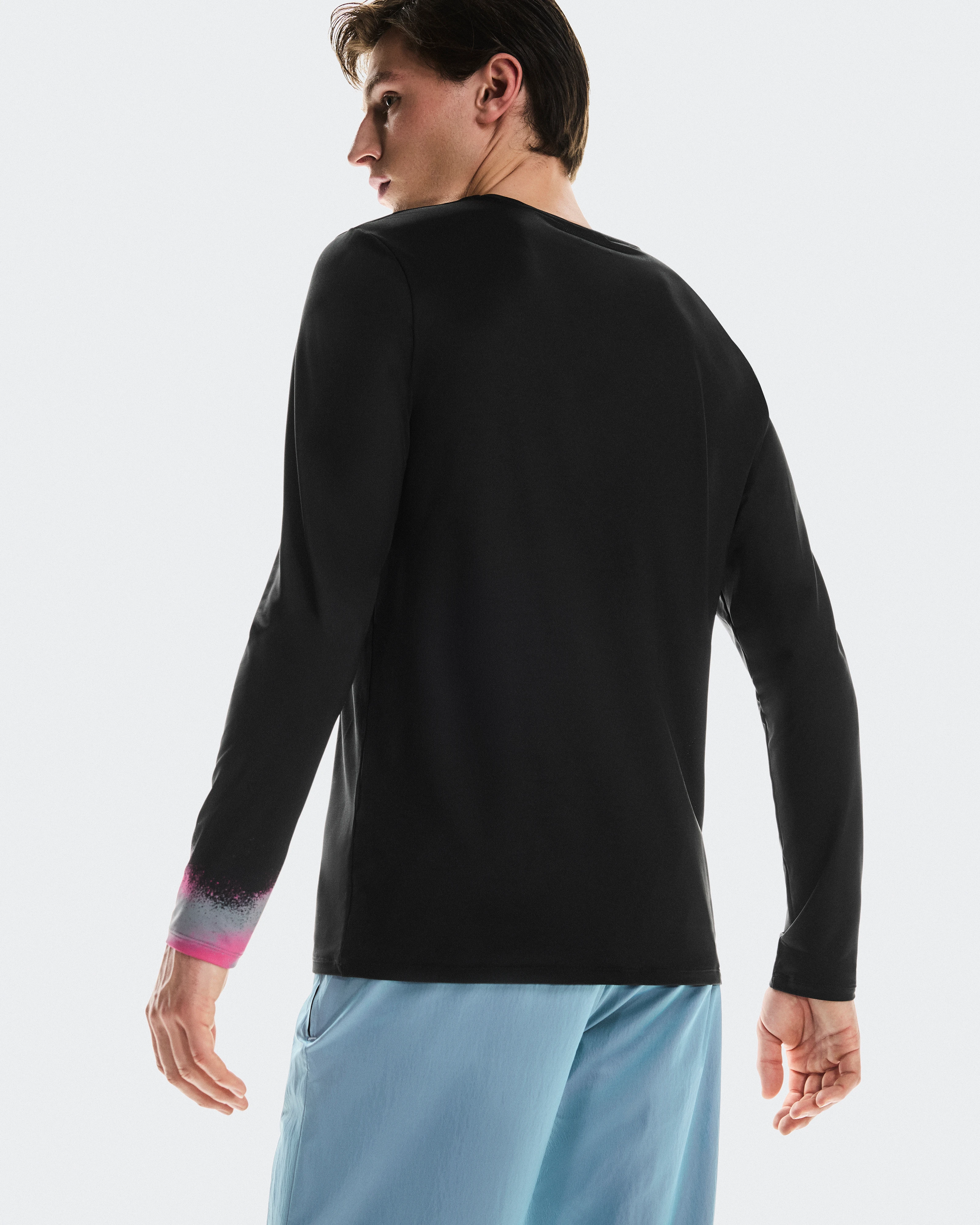 On Court Long-T Black & Rock Men Tops and t-shirts