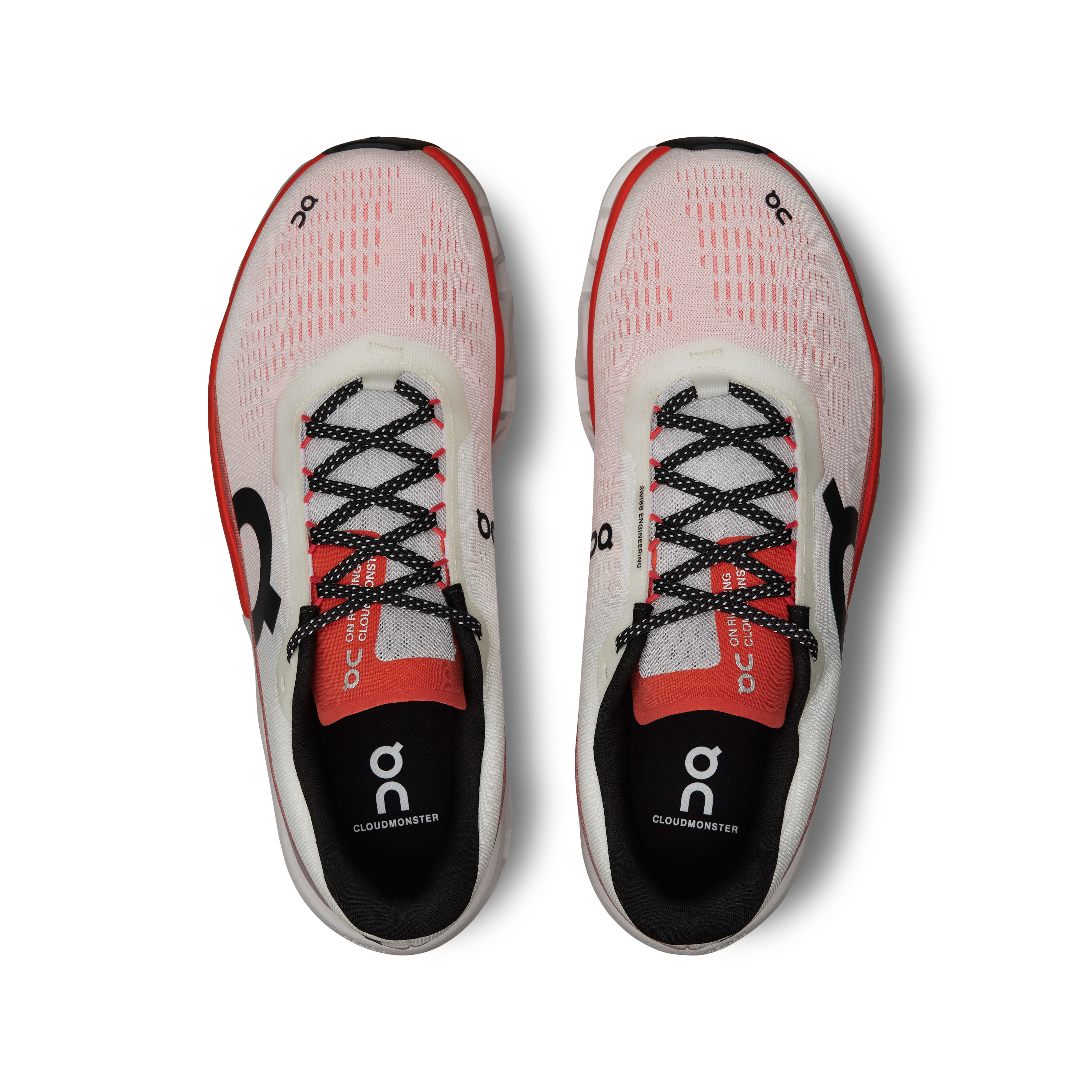 On Cloudmonster 2 Undyed & Flame Men Road running Shoes