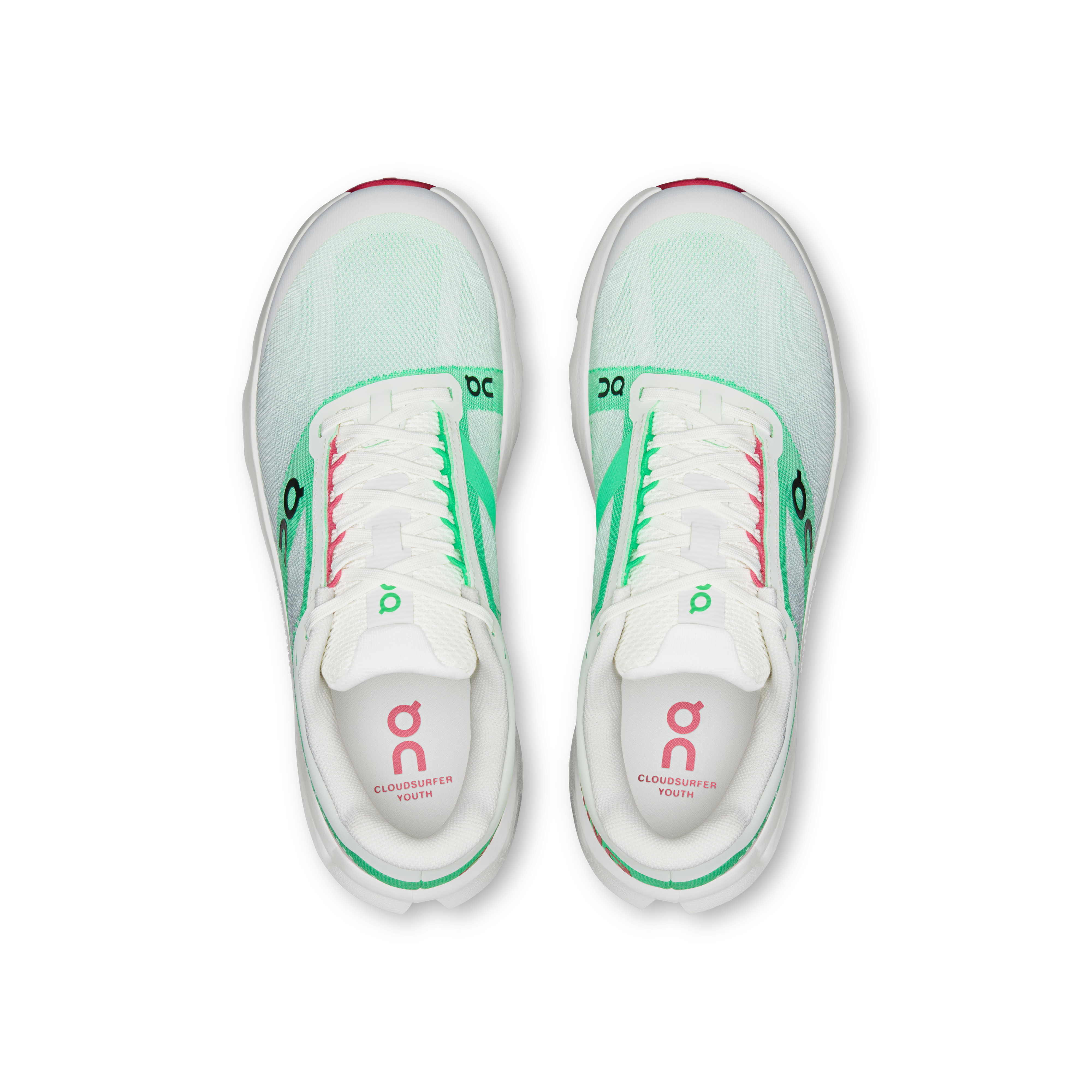 On Cloudsurfer Youth Verdite & Ivory Youth Road running Shoes
