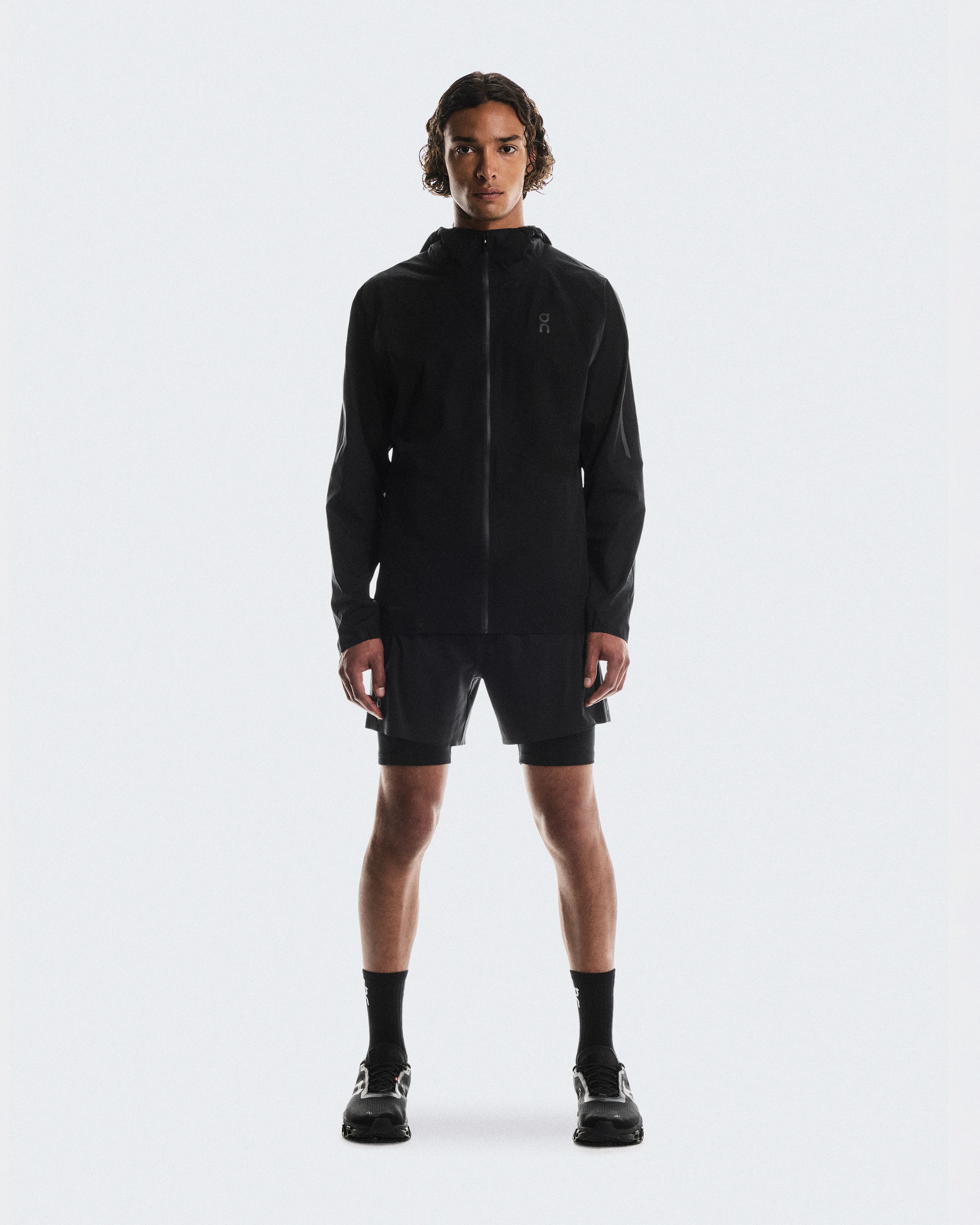 On Performance Jacket Waterproof Black Men Jackets