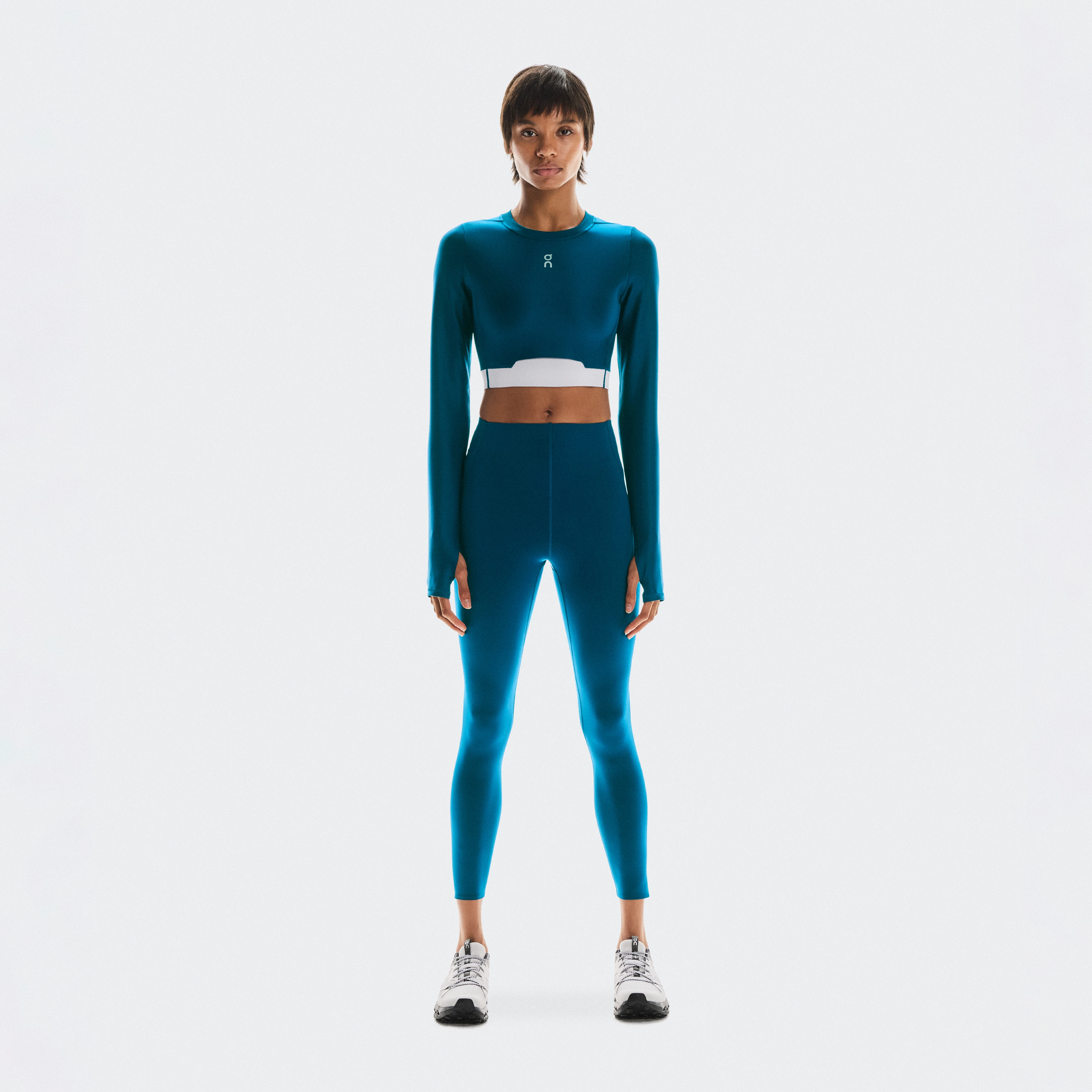 On Train Tights 7/8 Azul Mujer Mujer – HIIT, entrenamientos versátiles, ultrasuaves Mallas y leggins