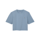 Train-T Crop Shirt in Chambray