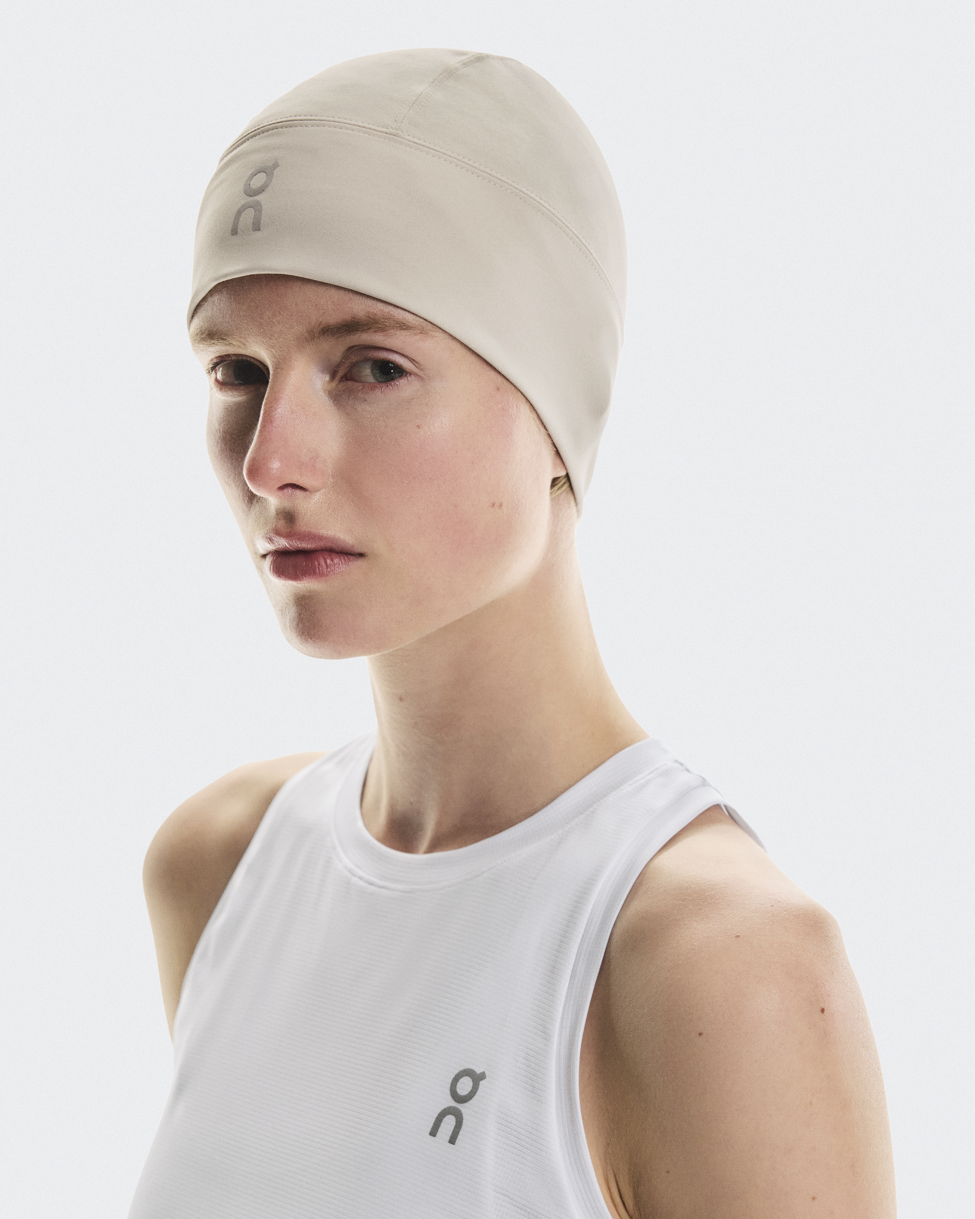 On Core Beanie en Truffle