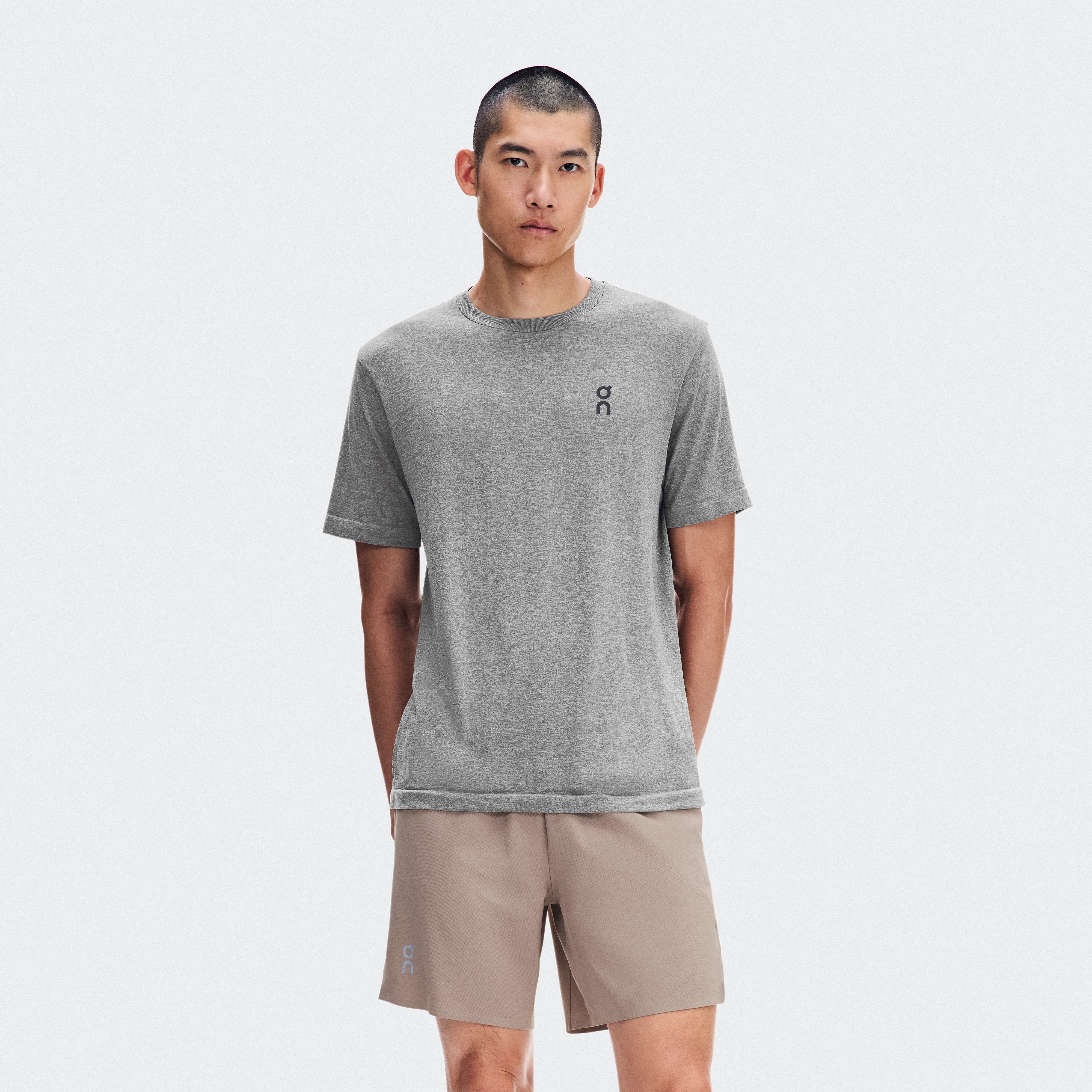 On Train Flex-T Clay Heather Men – High-intensity training Tops and t-shirts
