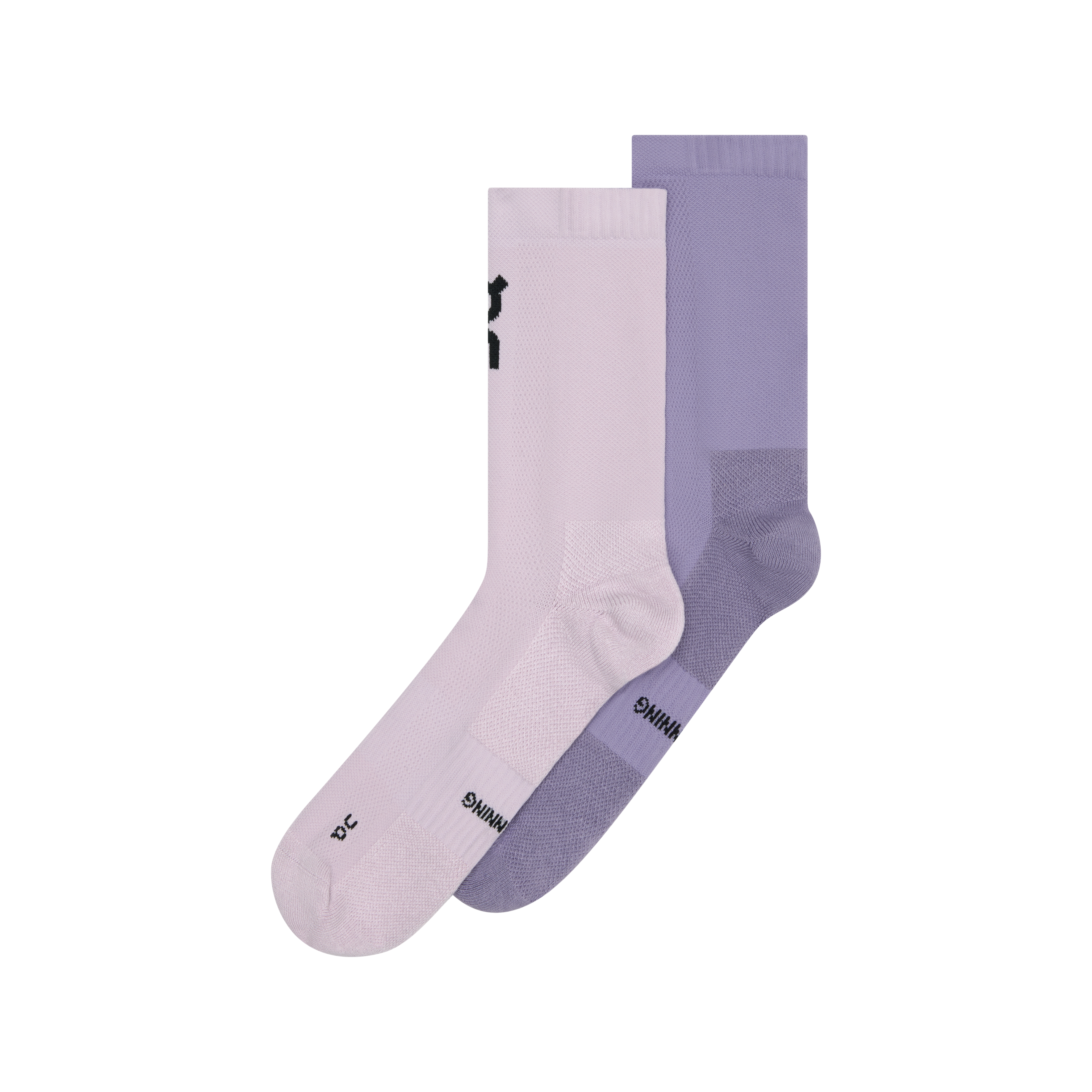 Core Run Sock High 2P in Foxglove/Mallow
