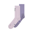 Core Run Sock High 2P in Foxglove/Mallow