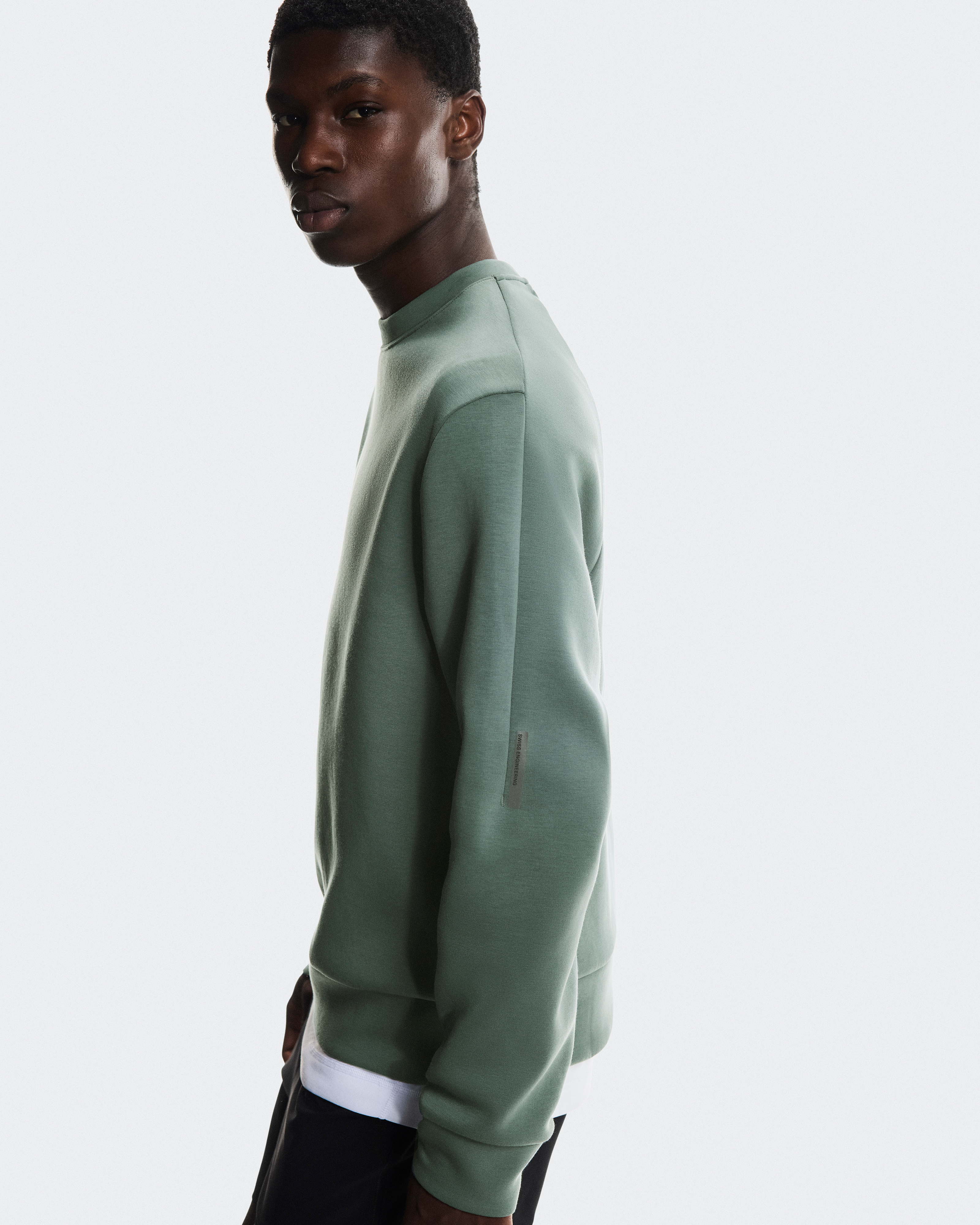 Focus Tech CrewMen / Olive / L