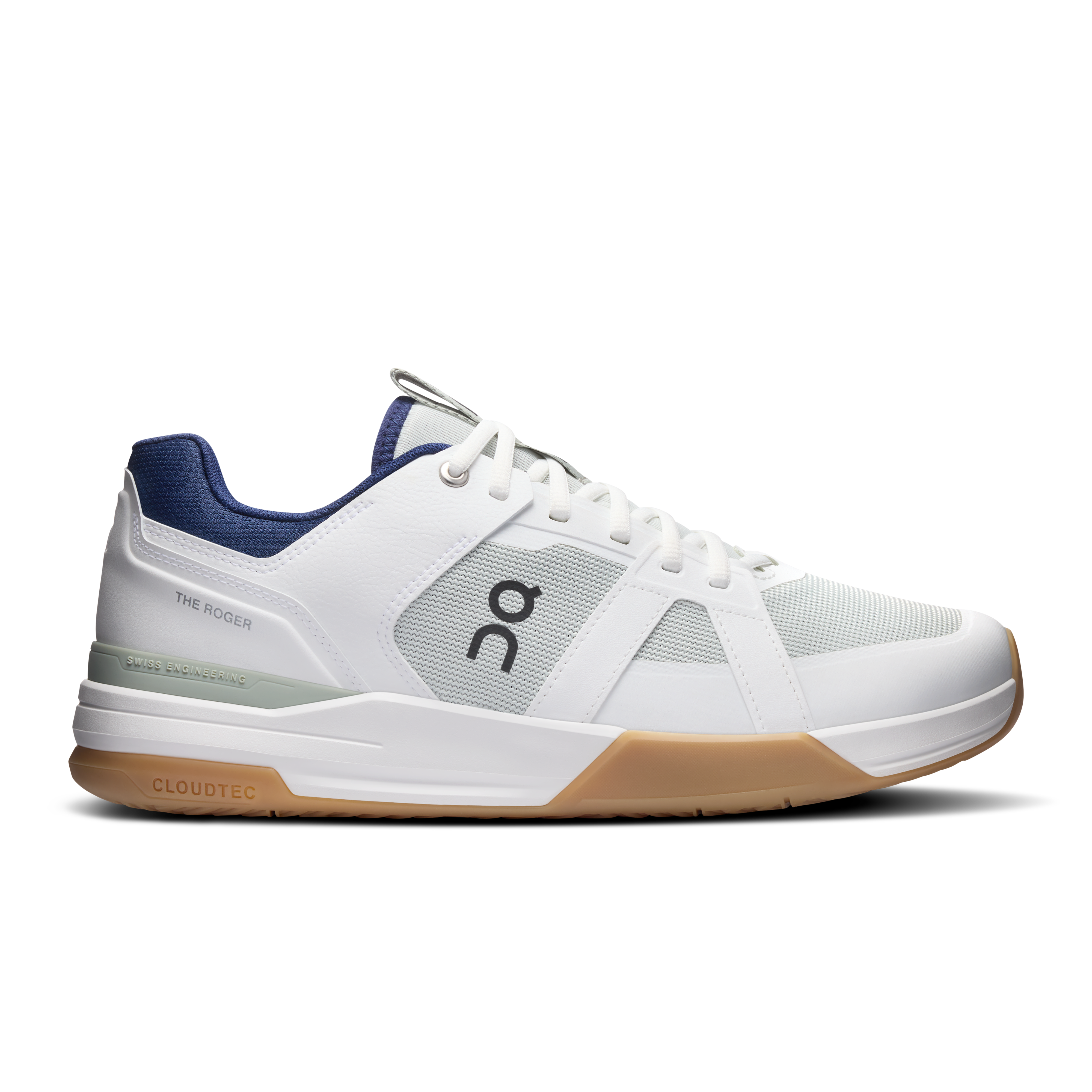 THE ROGER Clubhouse Pro Tennis Shoe in White/Iceberg