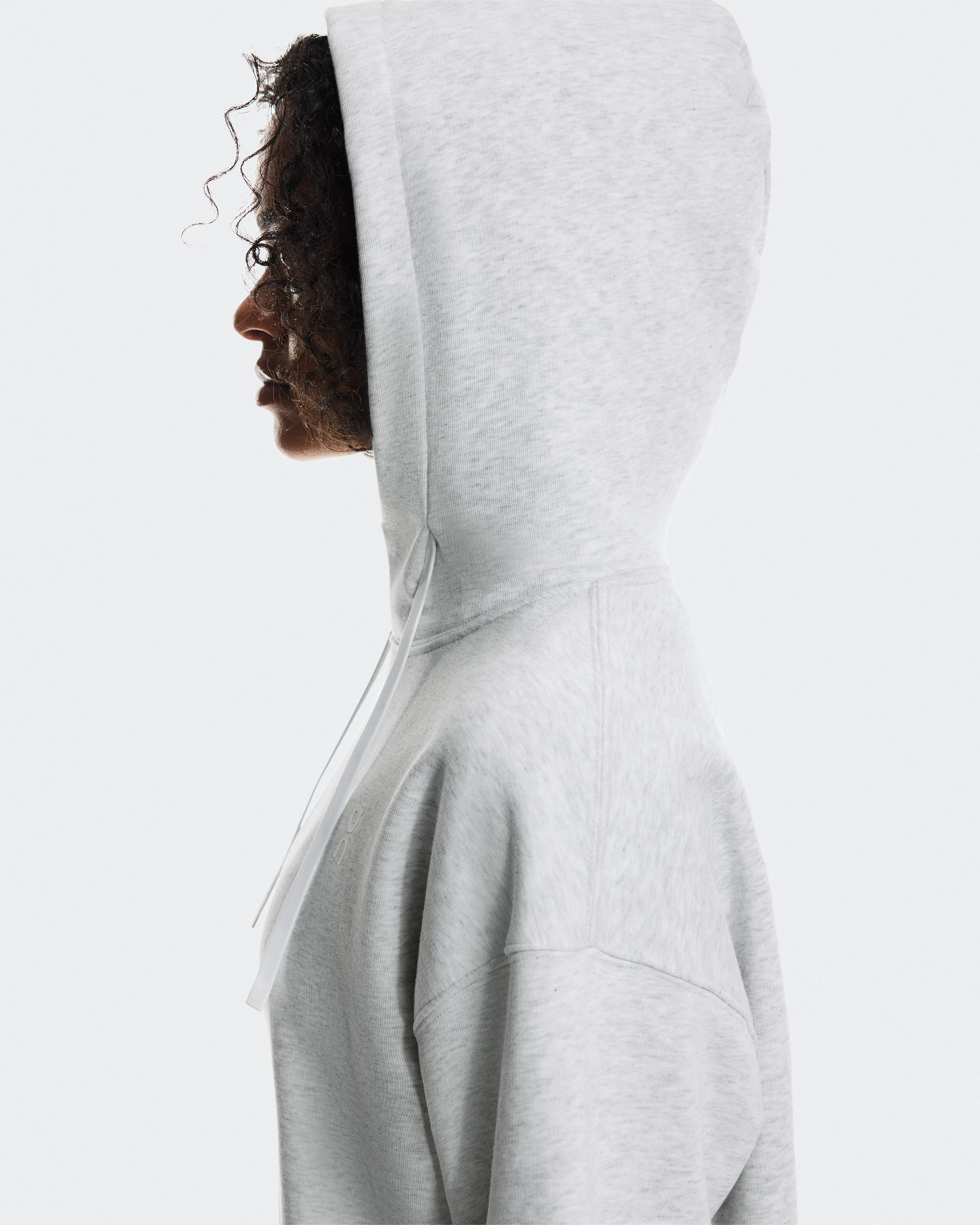 On Club Hoodie Smash Grey Heather Women Hoodies and sweatshirts