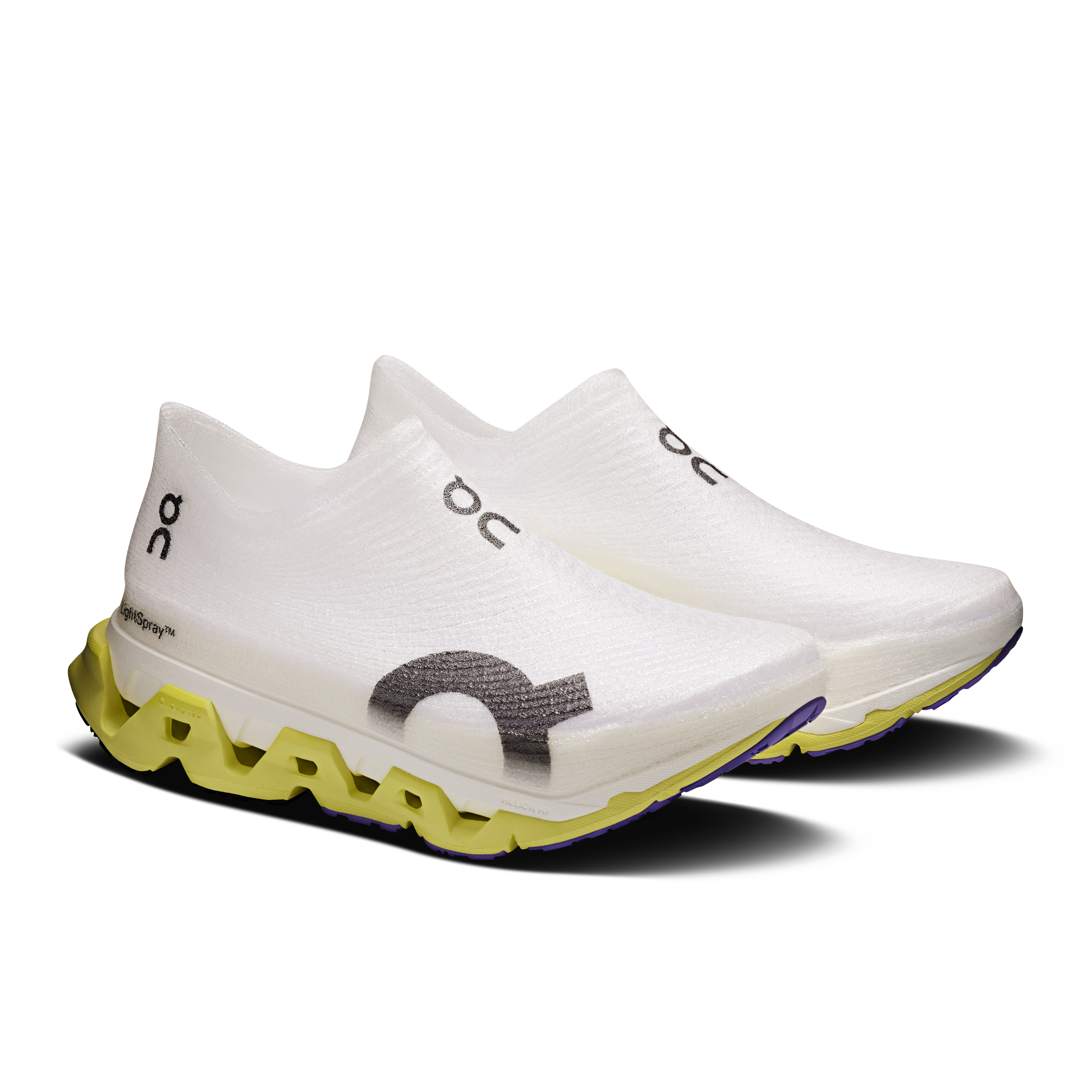 On LightSpray Cloudmonster 3 Hyper Limelight & Bloom Unisex Road running Shoes