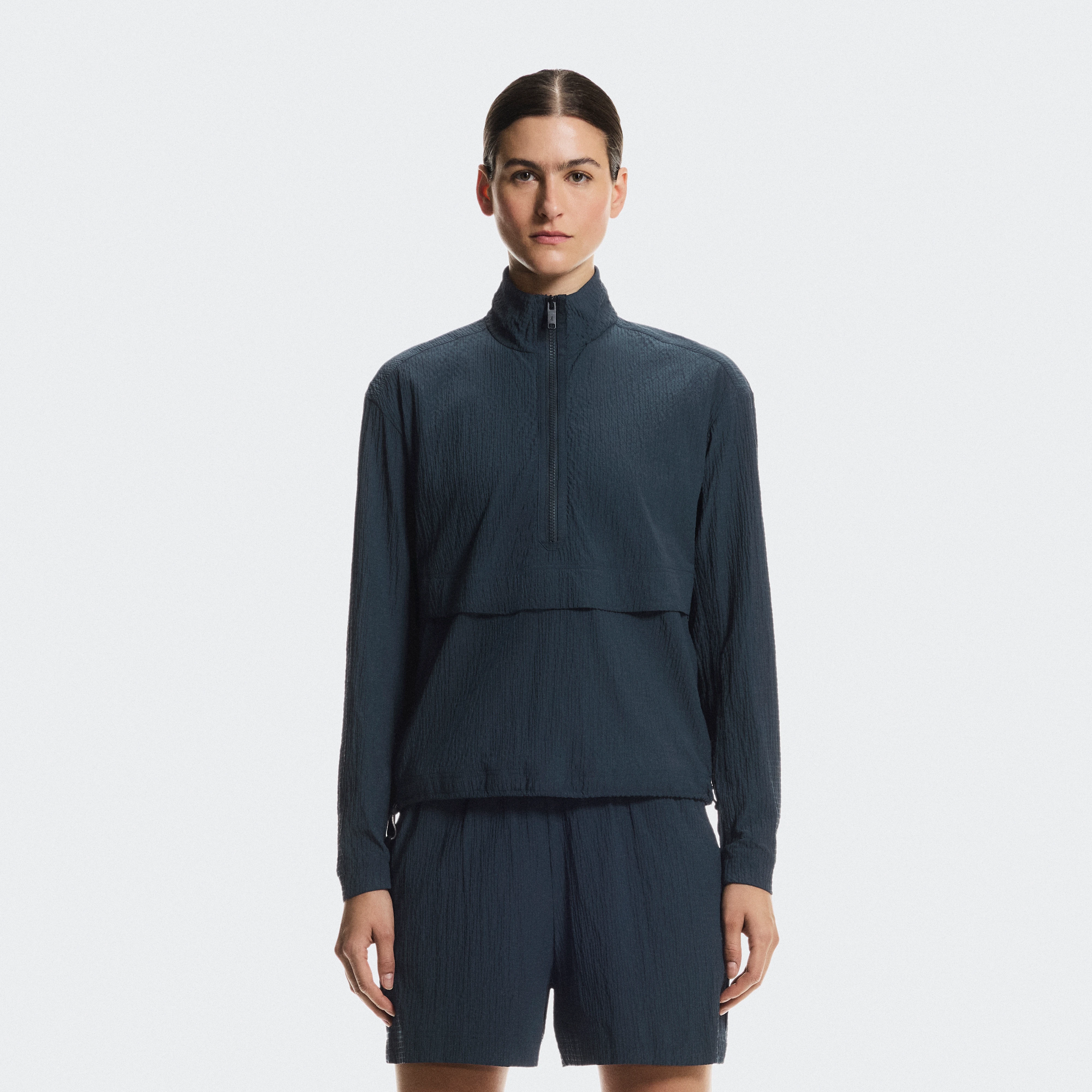 On Courtside 1/2 Zip Eaze Blue Women Women – Tennis lifestyle Hoodies and sweatshirts