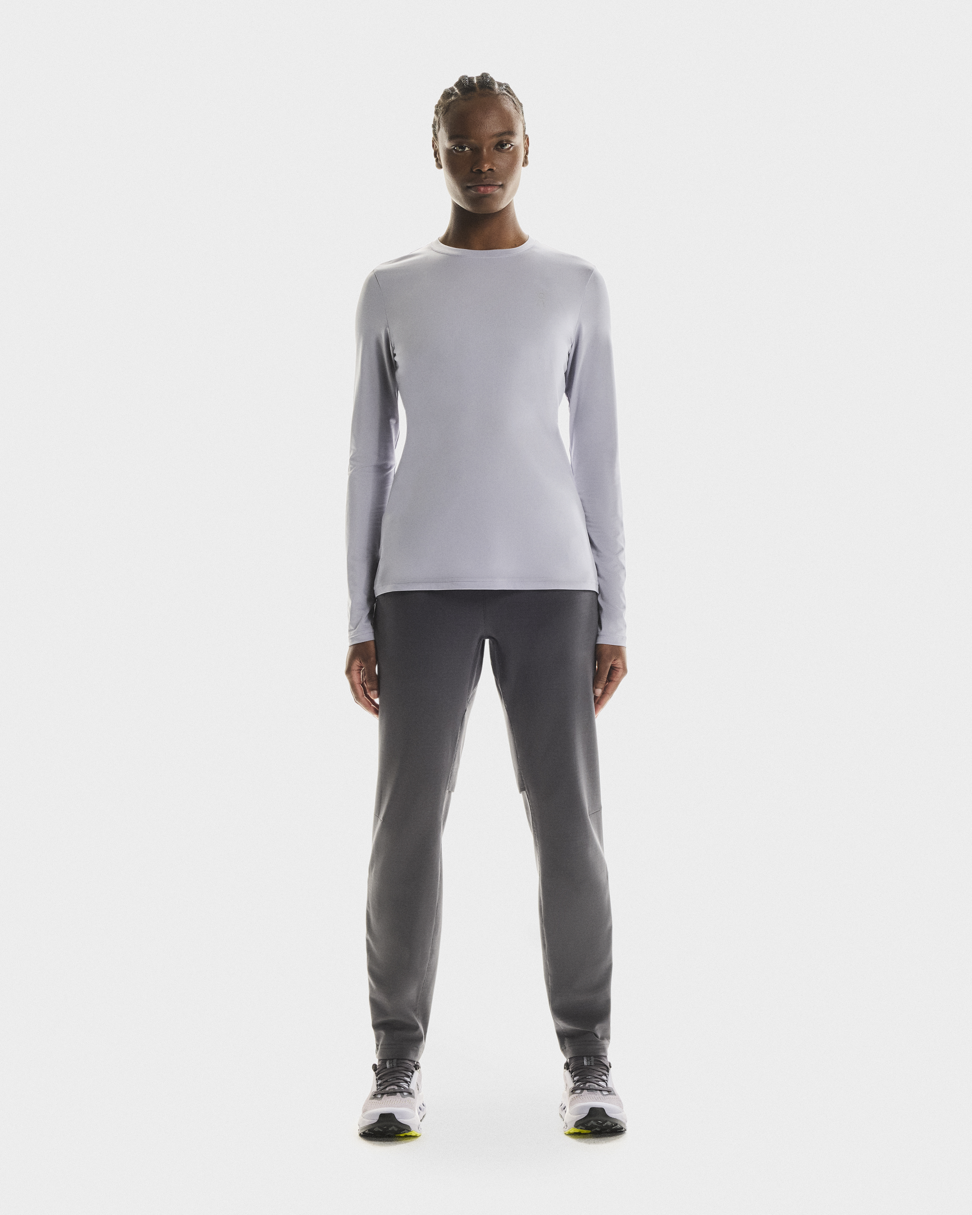 On Women's Weather Pants Winter in Eclipse, Size: Large, Polyester/Mesh Polyamide