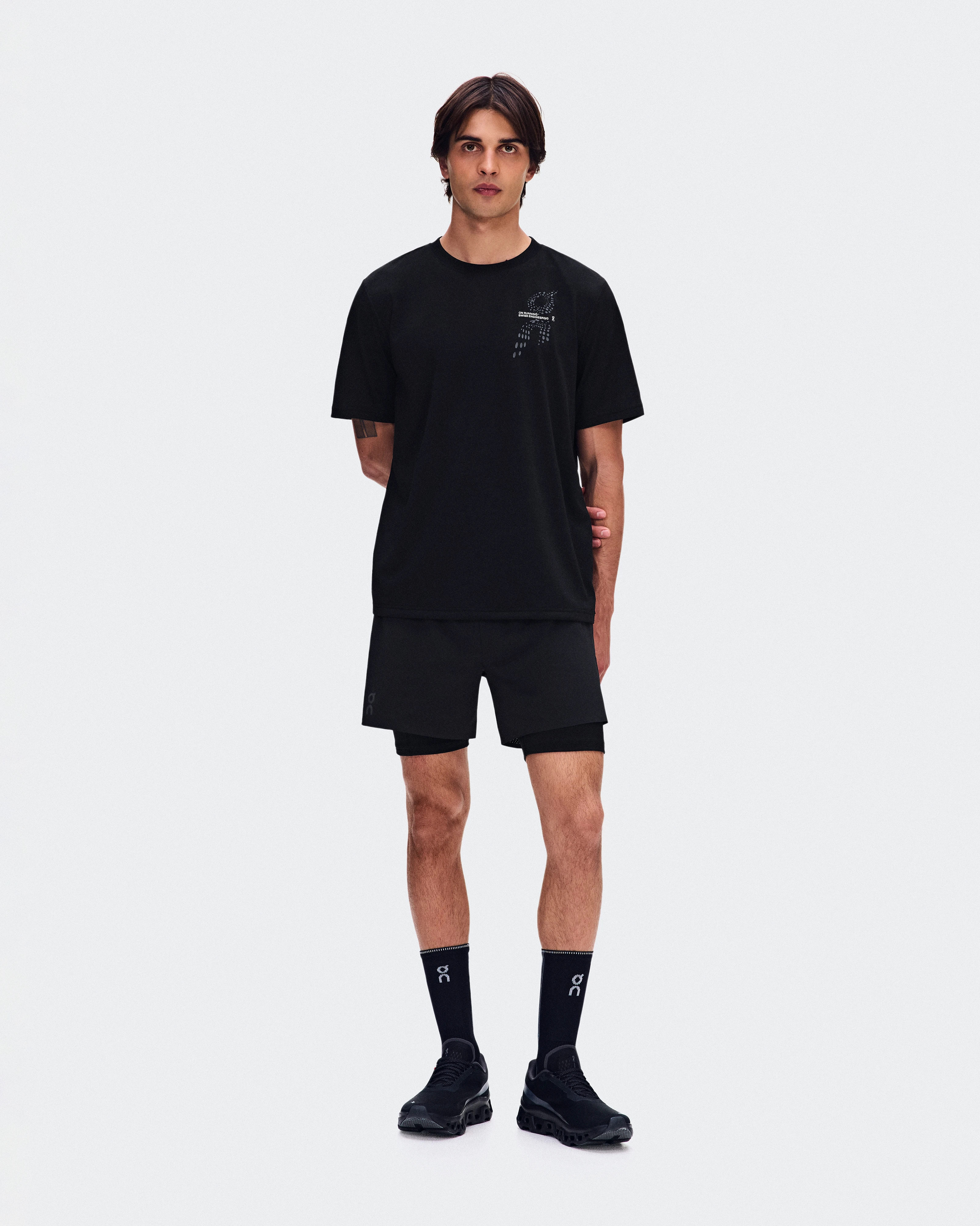 On On Run-T Black Men Tops and t-shirts