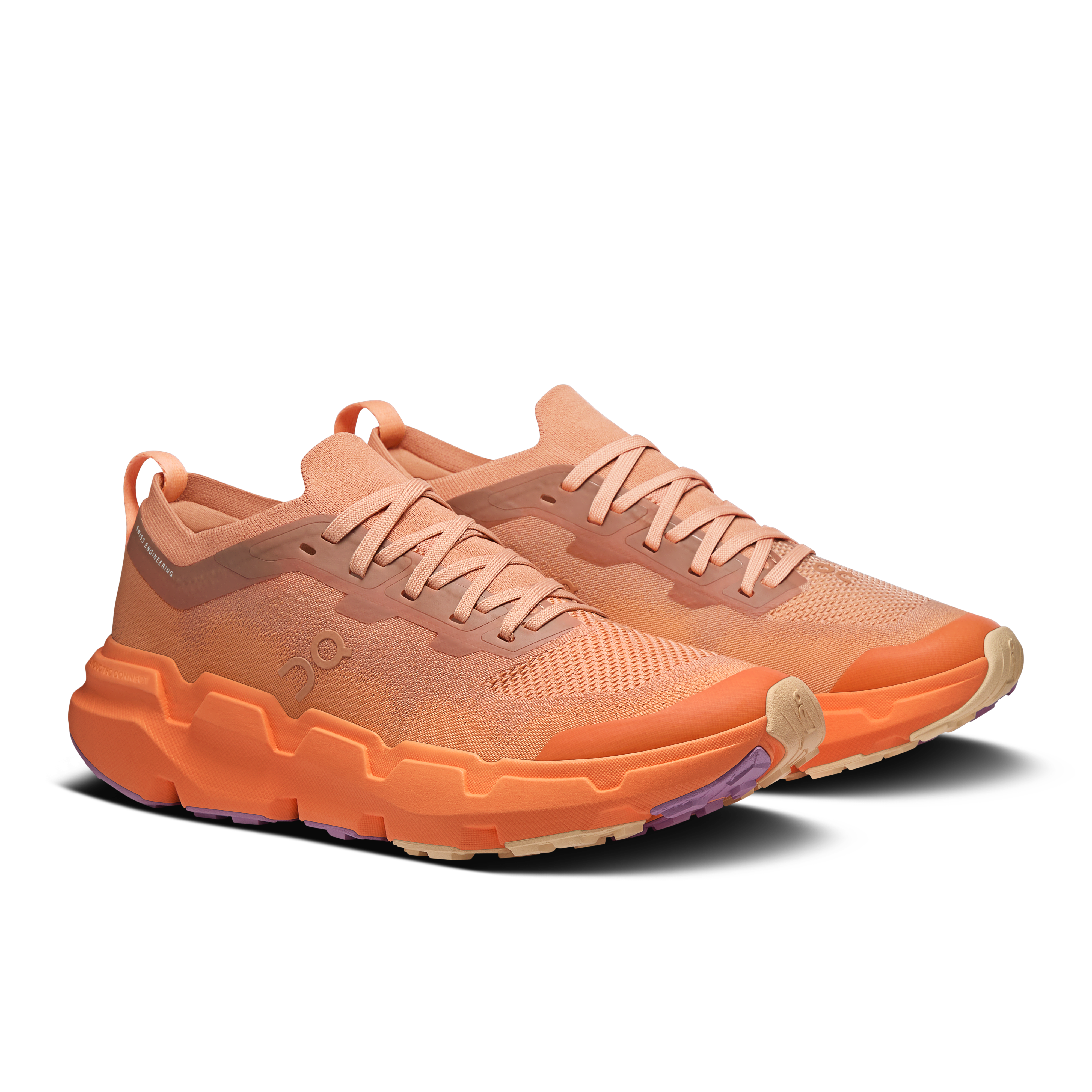 On Cloudsoma Sandstone & Tangerine Women Trail running Shoes