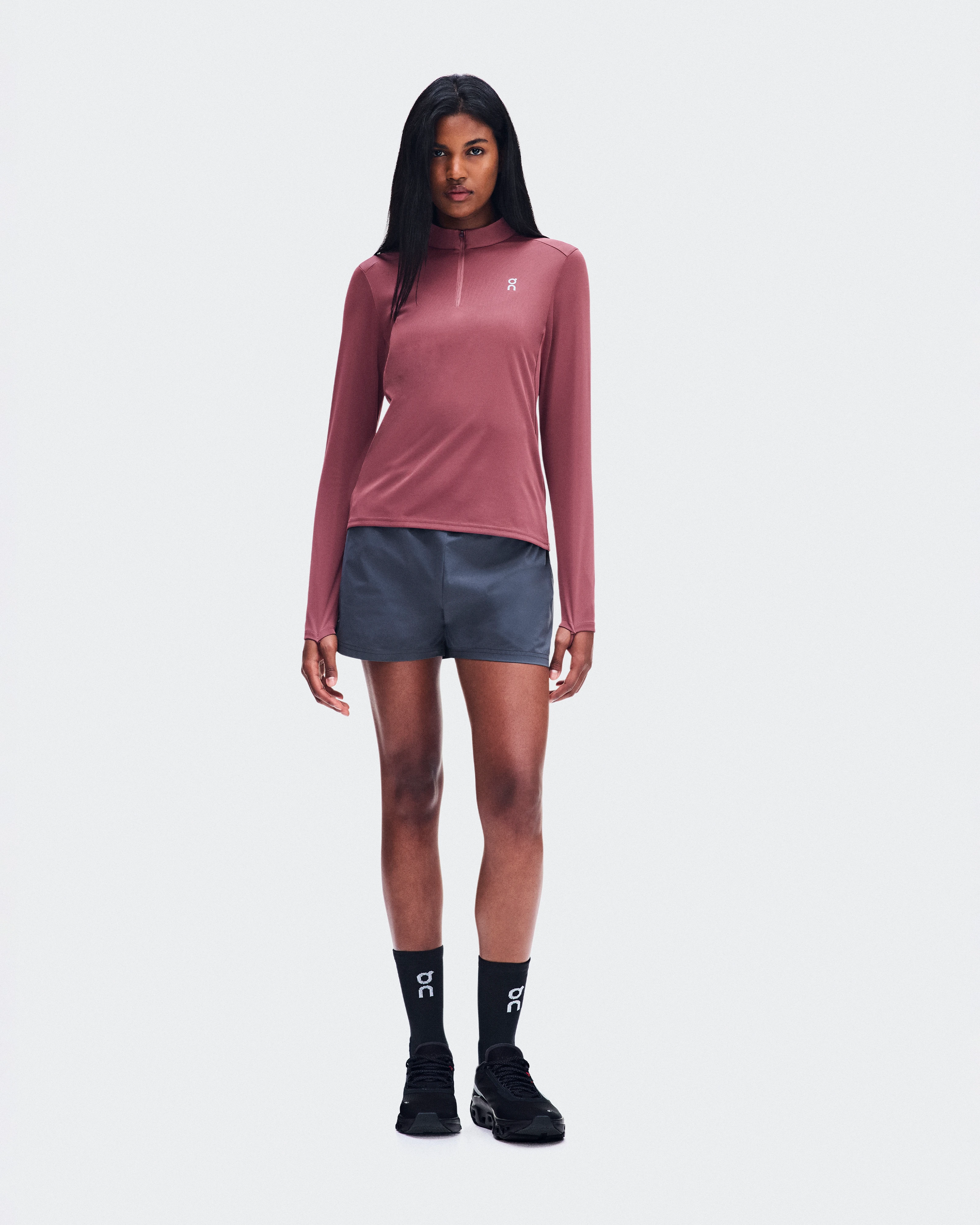 On Core 1/4 Zip Barberry Women Jackets
