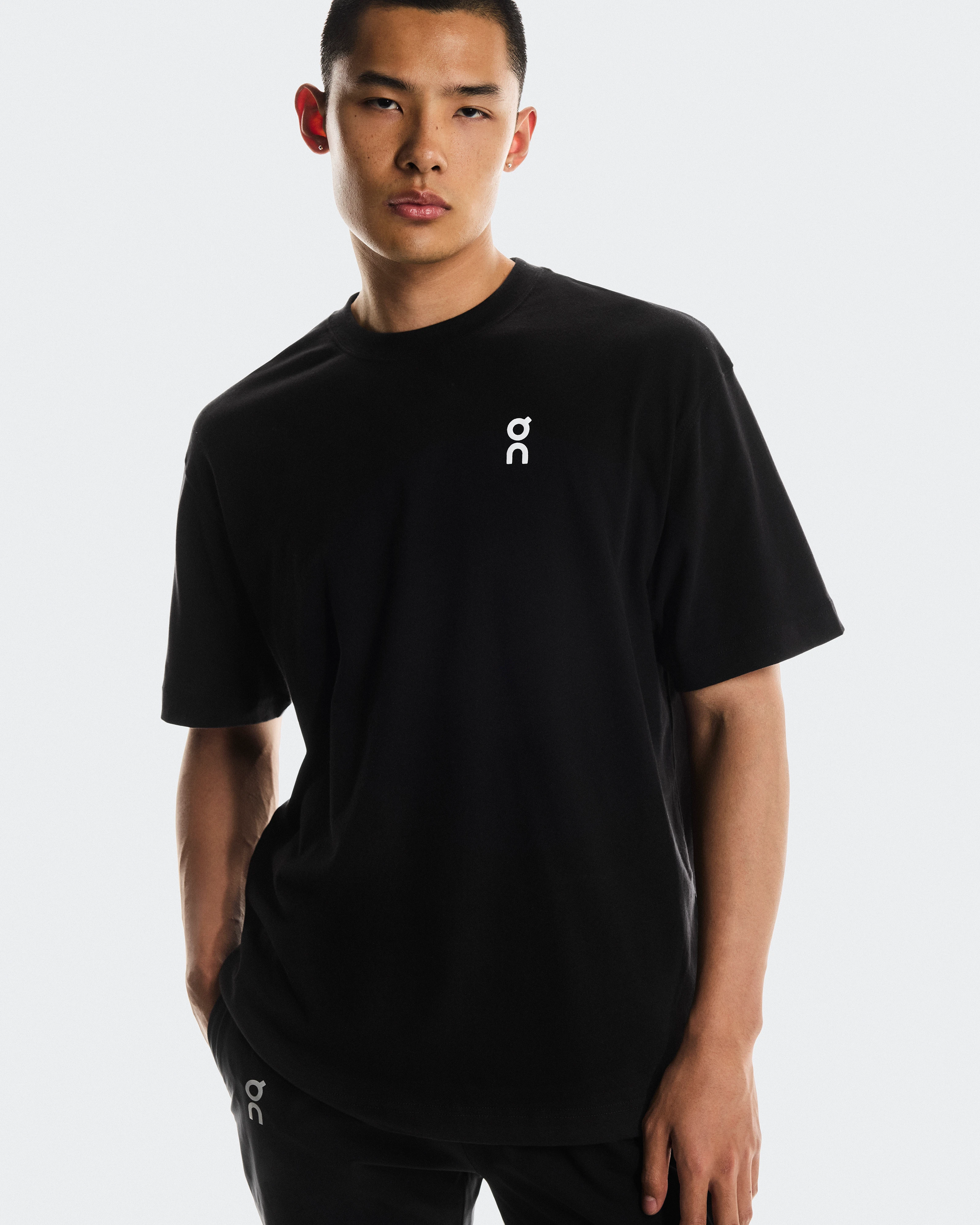 On Club T Graphic Black & Olive Men Tops and t-shirts