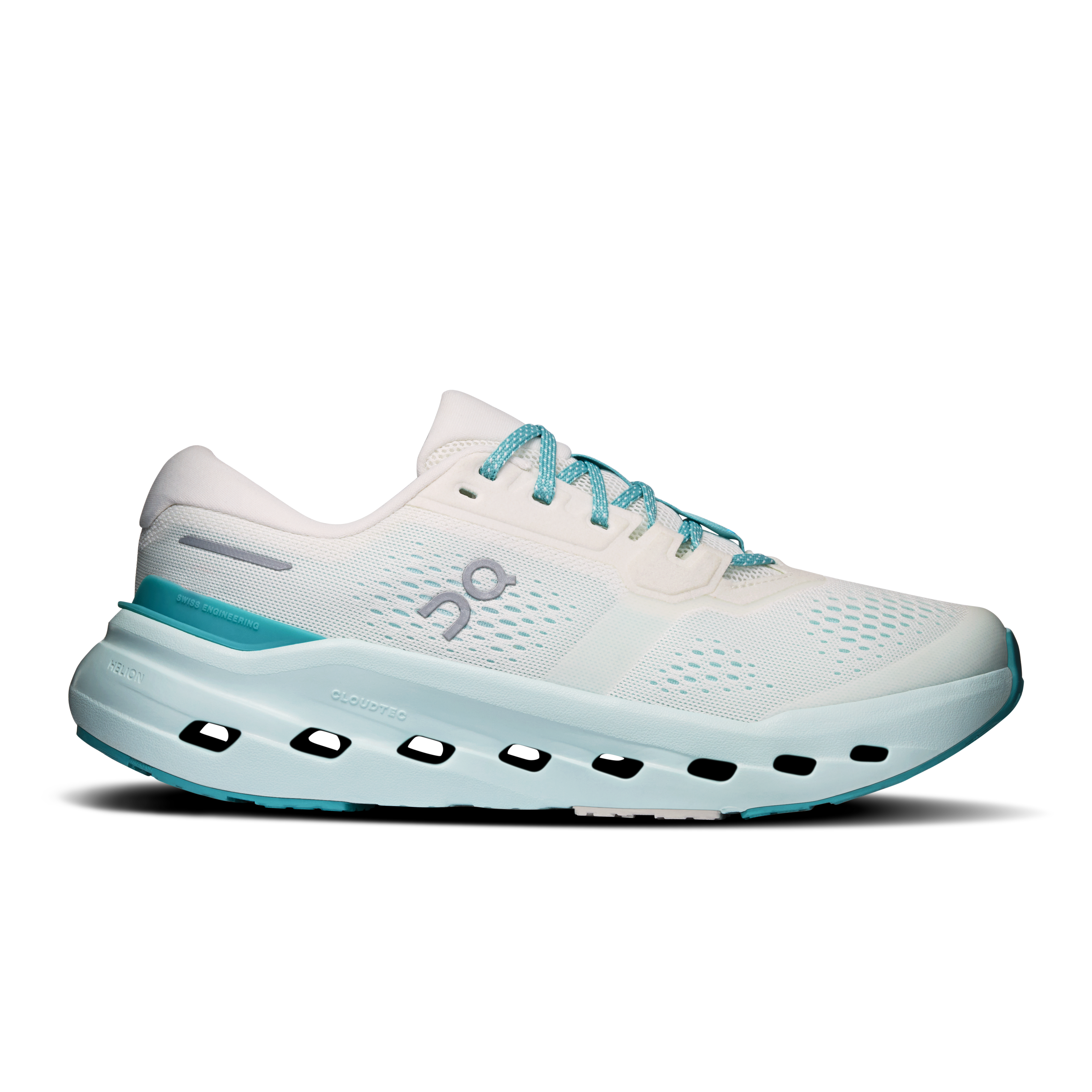 Cloudrunner 3 Road Running Shoe in Ivory/Aquamarine