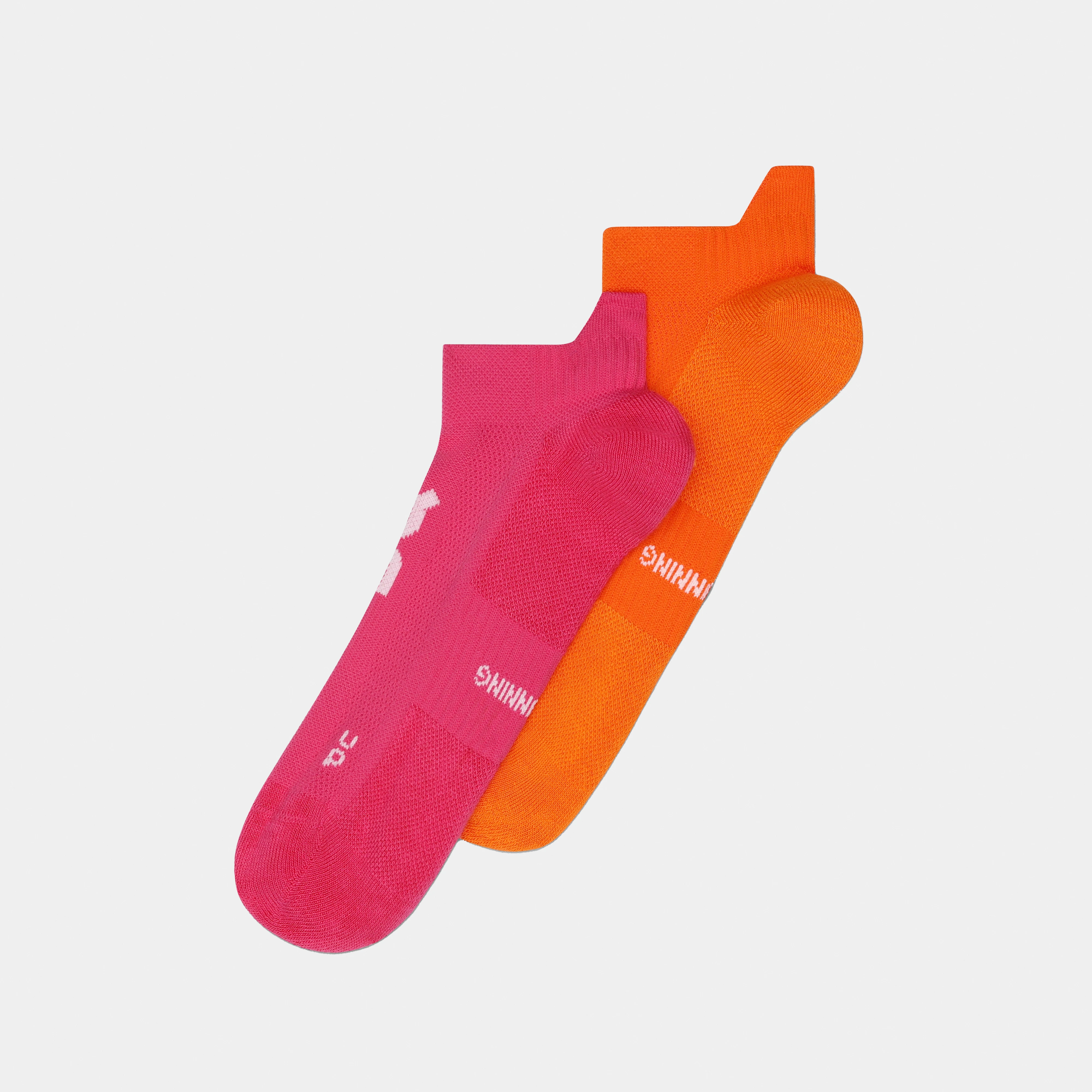 On Core Run Sock Low 2P Orange Pink Unisex Unisex – Everyday running, breathable, cushioned Socks