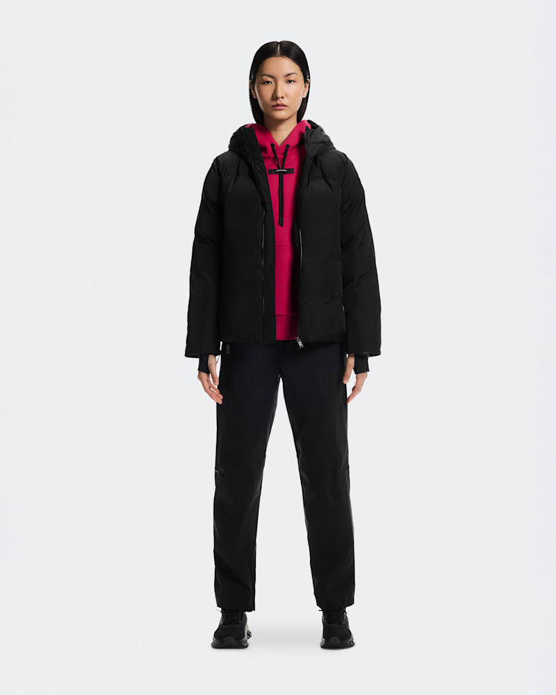 On Women's All-Day Puffer Jacket in Black, Size: XL, Polyamide/Polyester Mesh