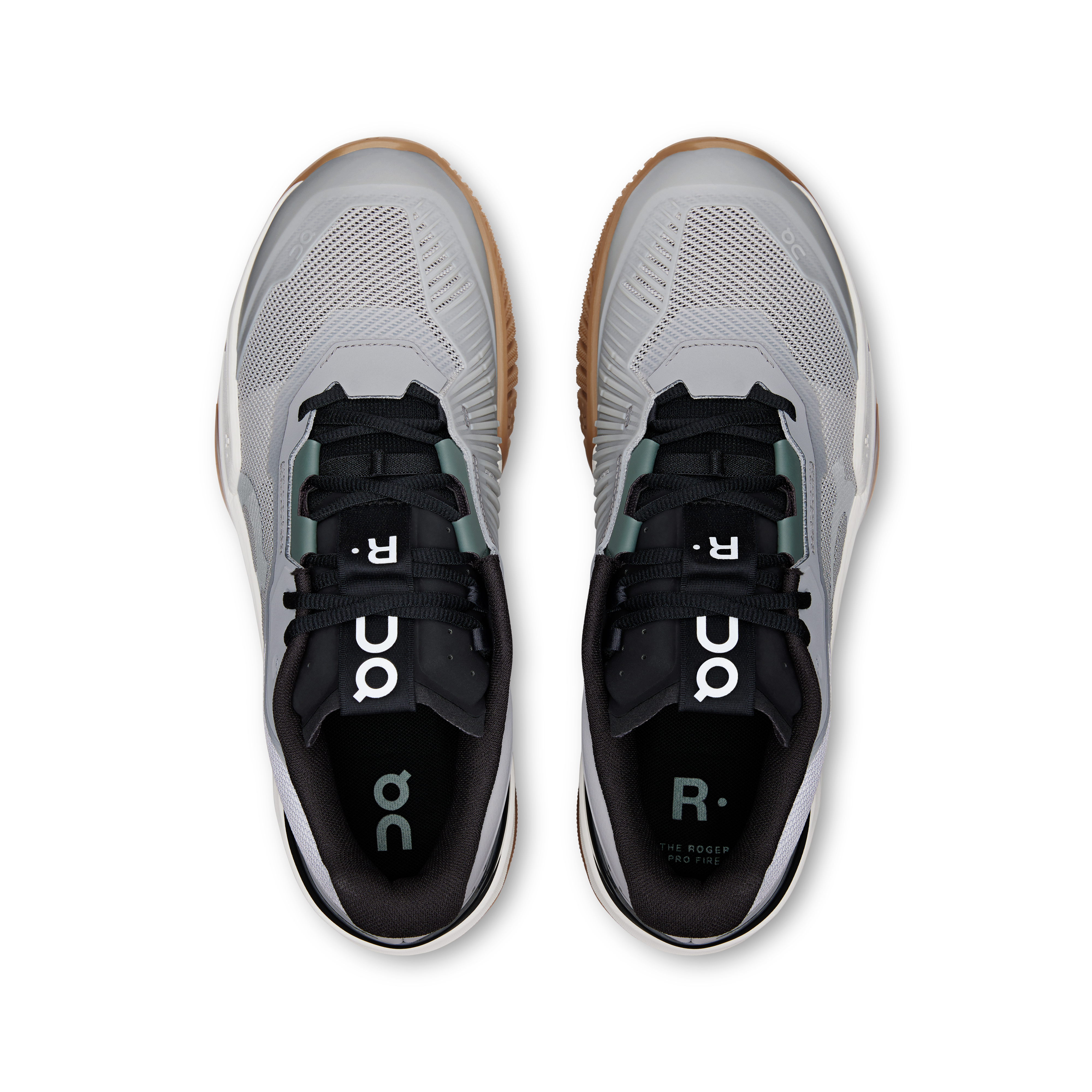 On THE ROGER Pro Fire Glacier & Black Herren Tennis Schuhe