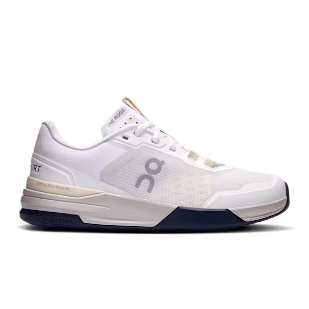 THE ROGER Advantage Pro Clay Tennis Shoe in White/Cream