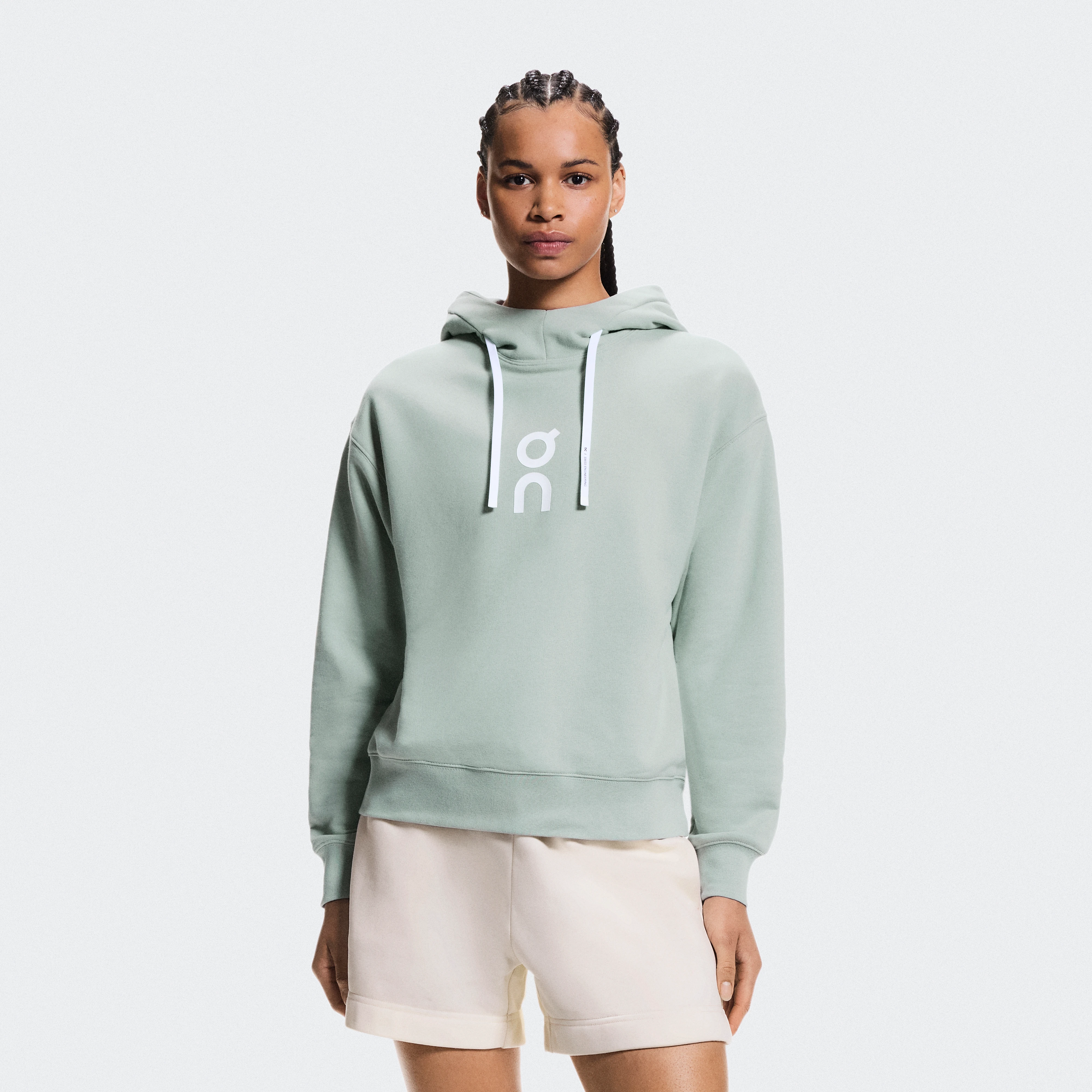 On Club Hoodie Green Women Women – Cold weather, recovery, travel Hoodies and sweatshirts