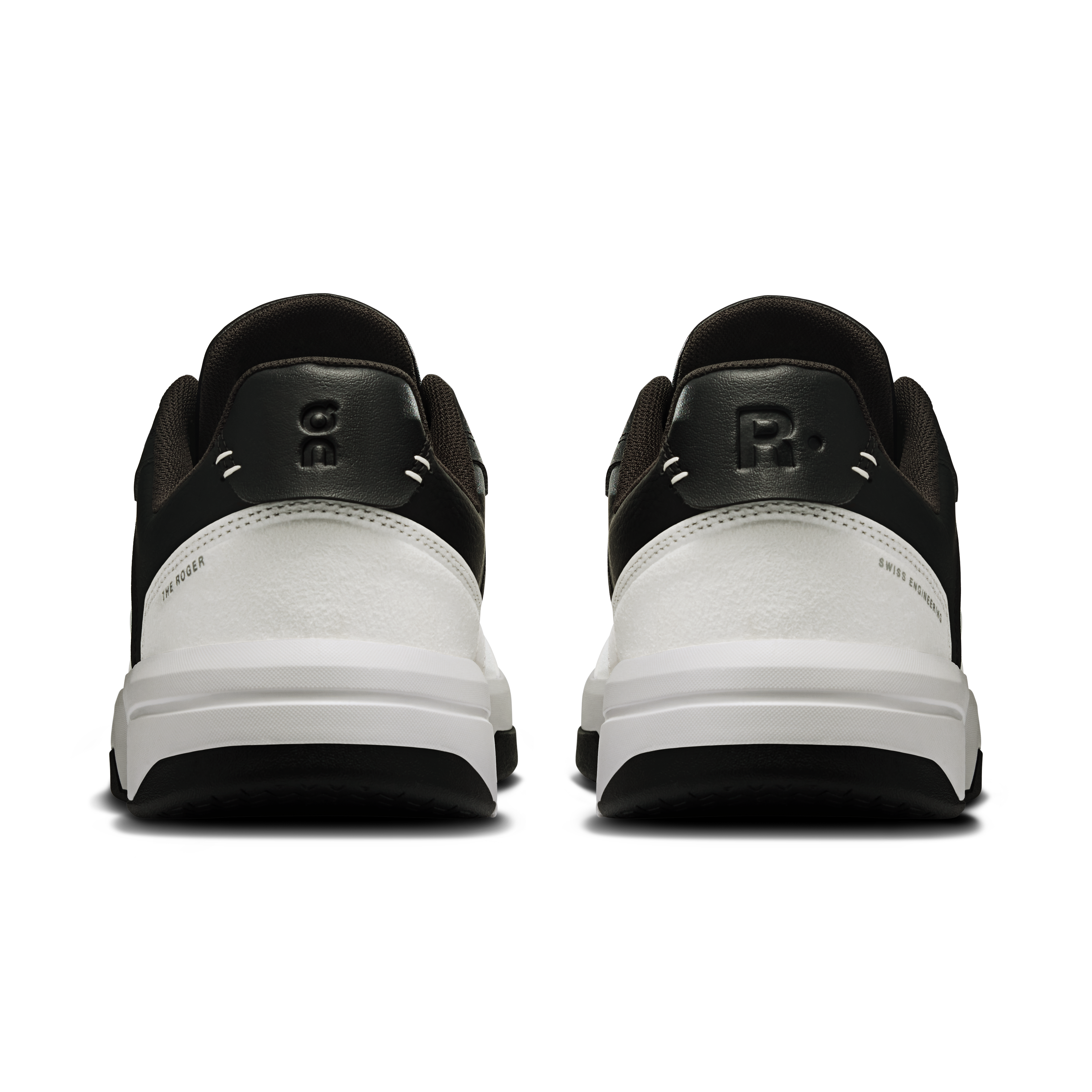 On THE ROGER Clubhouse White & Black Men Tennis Shoes