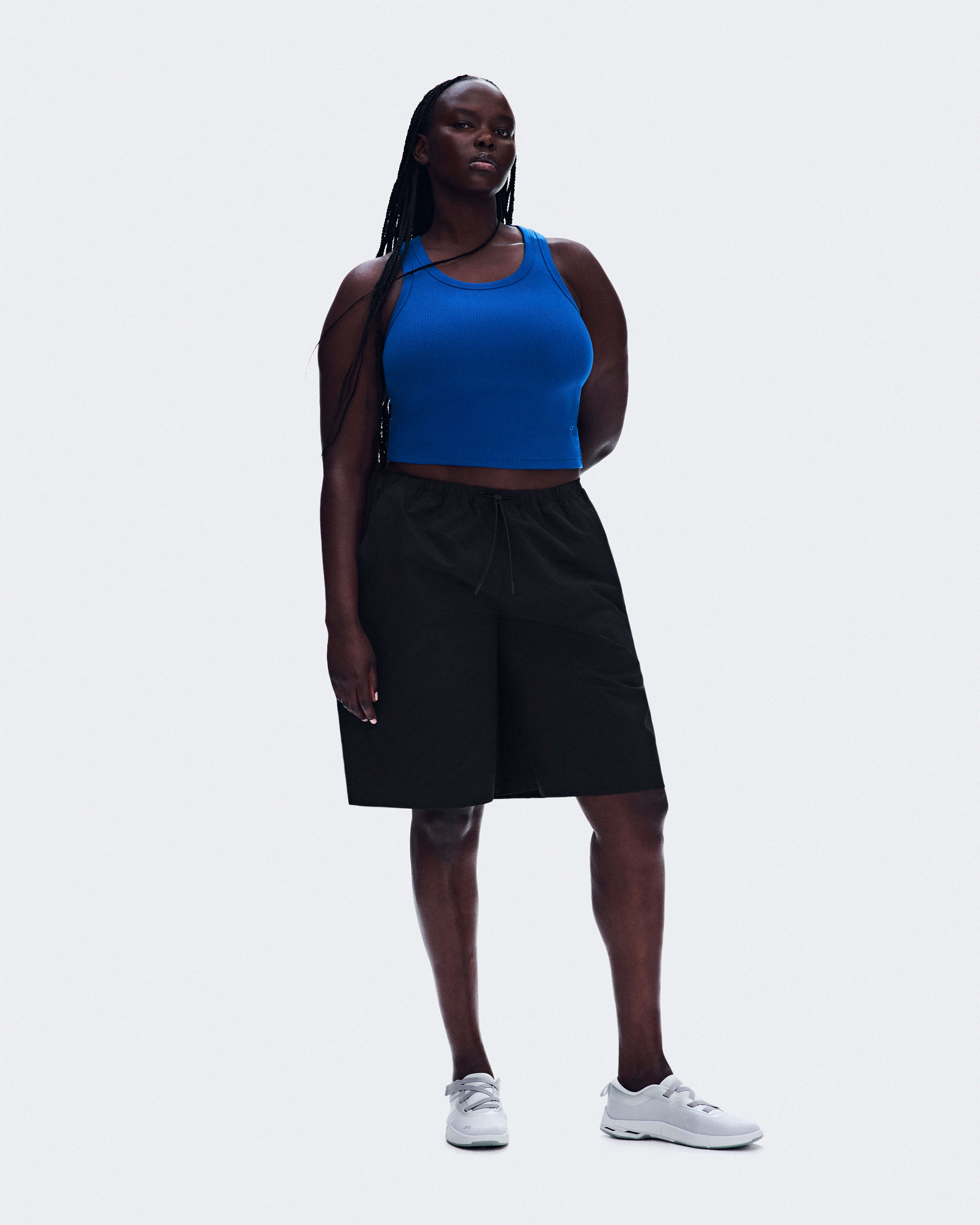 All-Day Ribbed TankWomen / Indigo / L