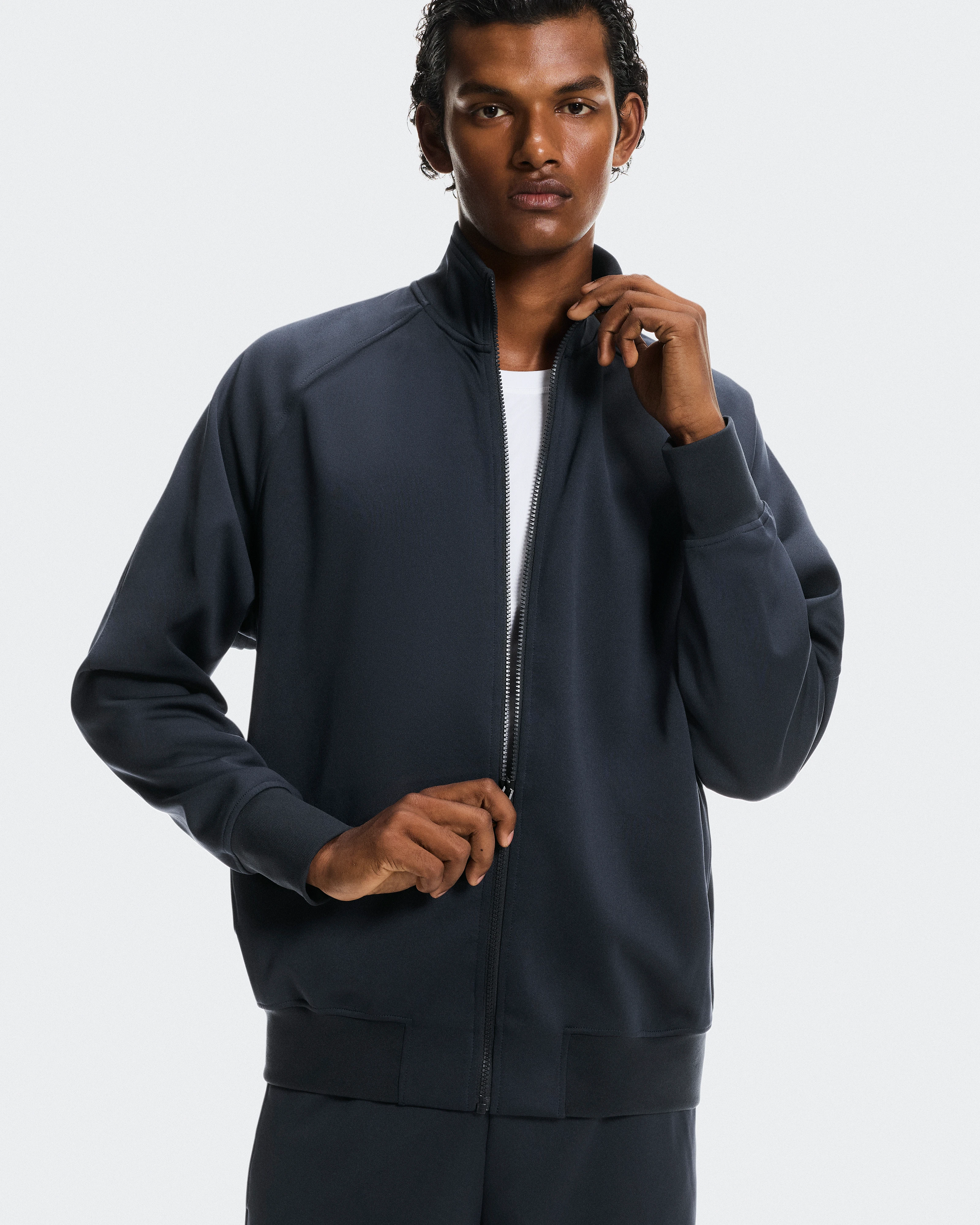 On Courtside Full-Zip Midnight Men Jackets