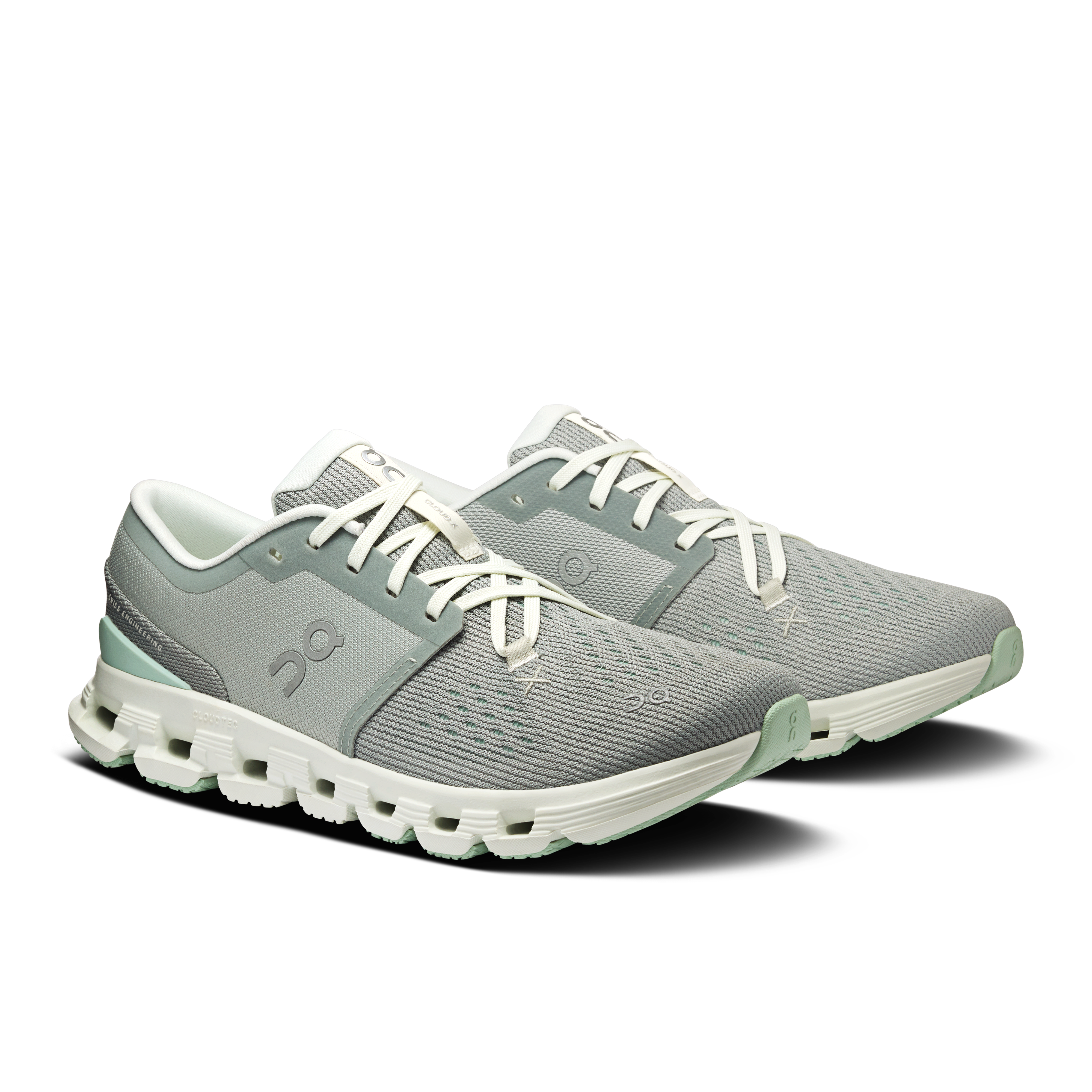 On Cloud X 4 Tin & Iceberg Femme training_shoes Chaussures