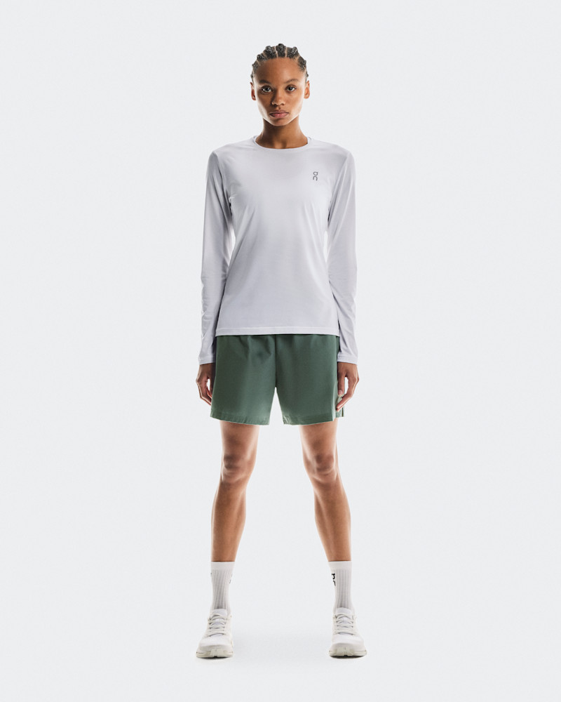 On Women's 5" Core Shorts in Olive, Size: XS, Polyester