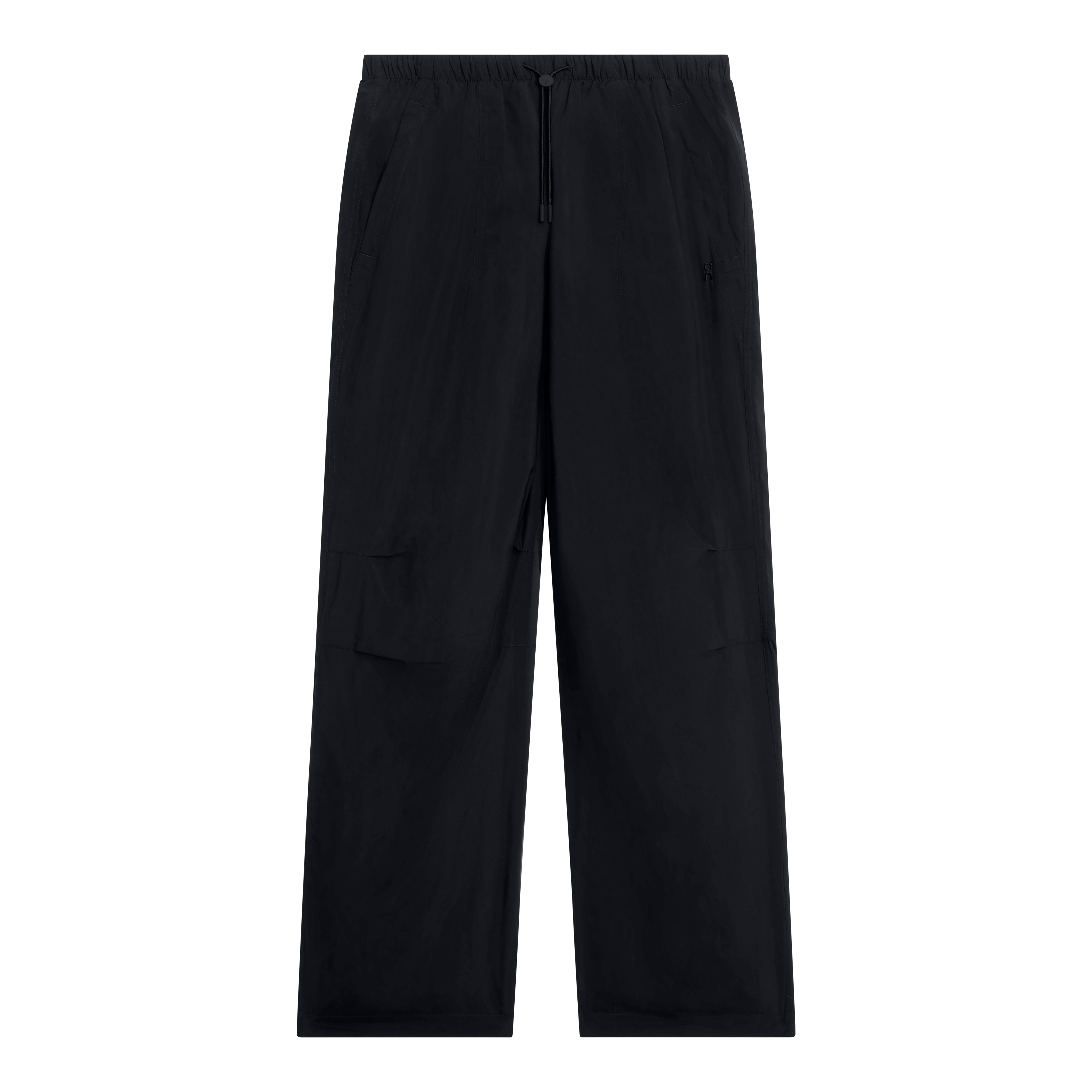 Ruched Lightweight Pants in Black