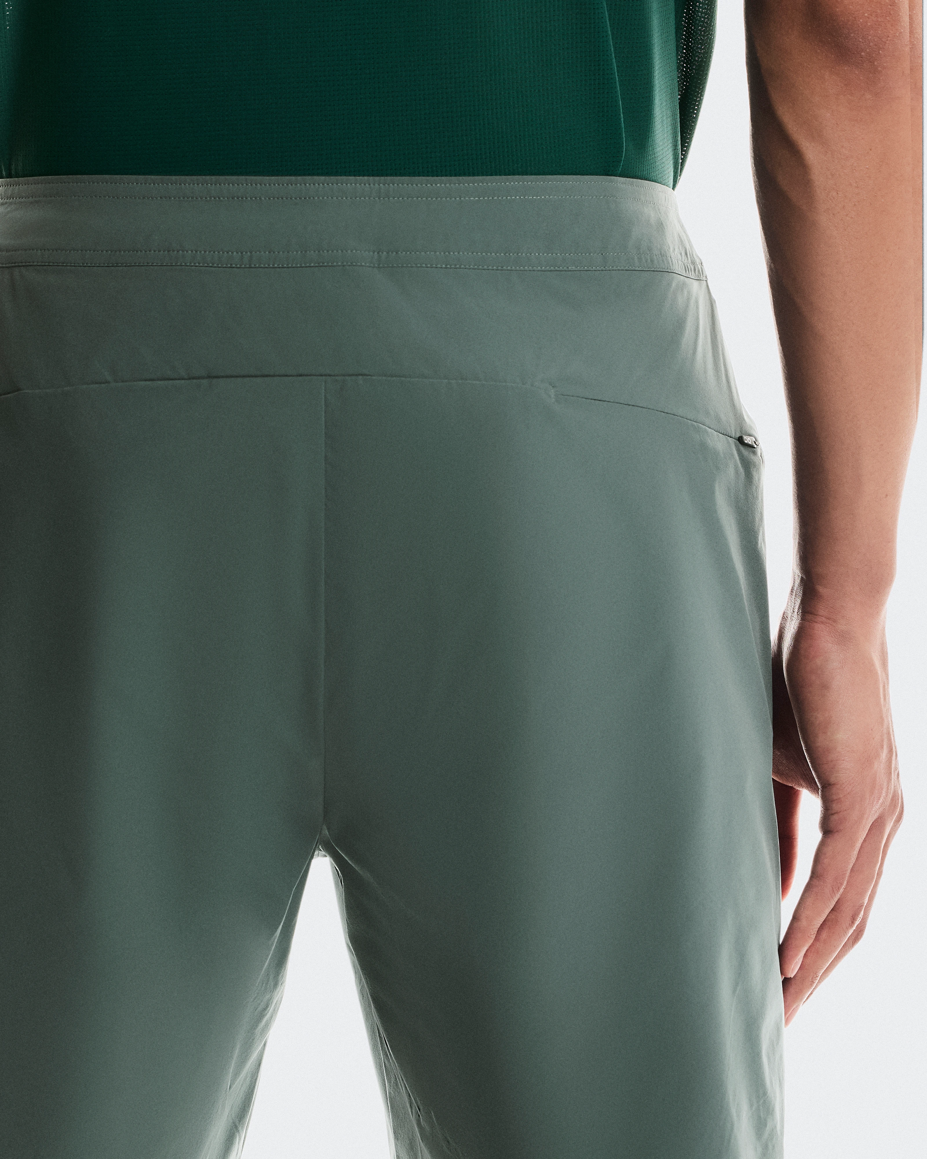 On Performance Hybrid Short Olive Men Shorts