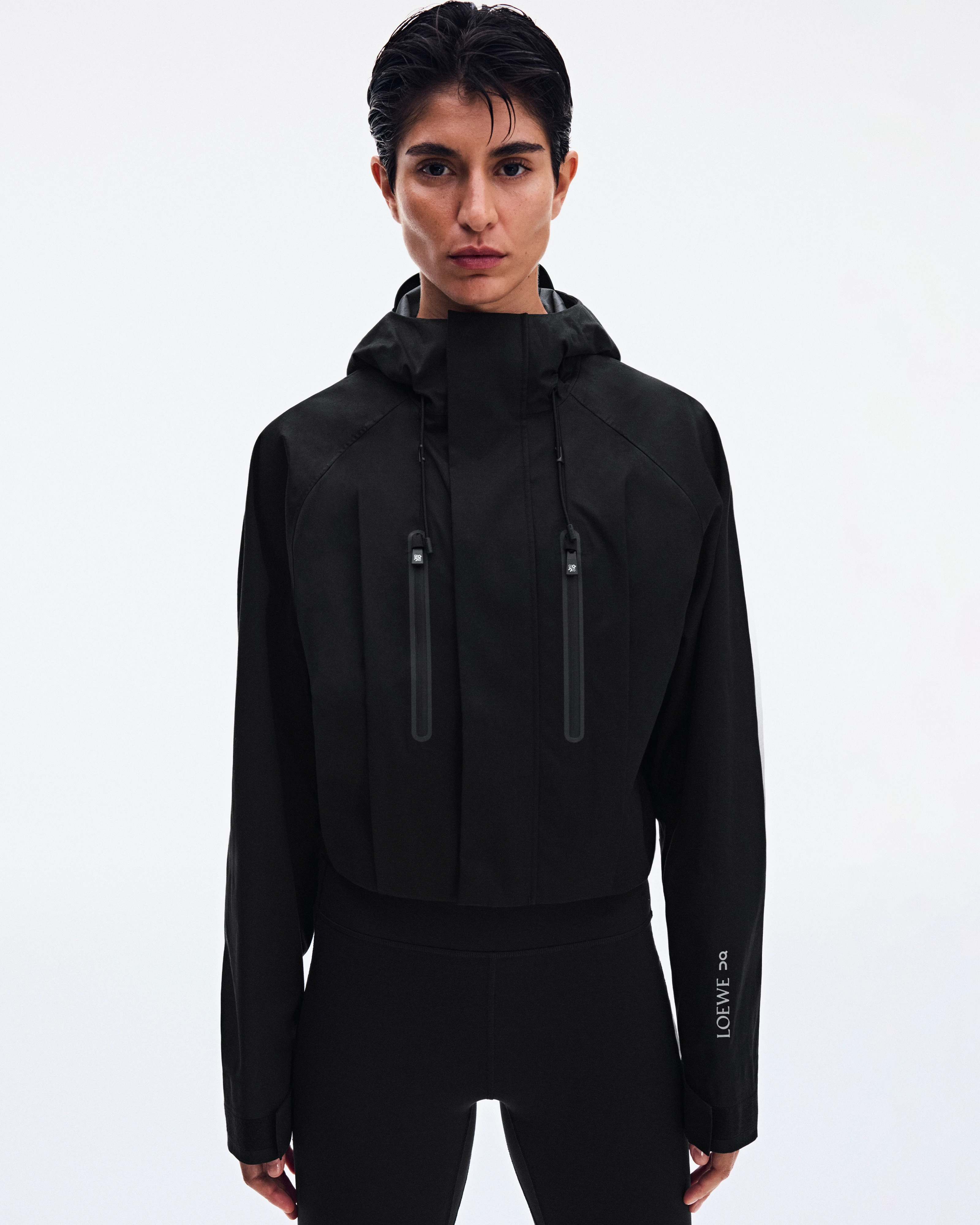 On Cropped Parka LOEWE Black Women – Lifestyle, all-day Jackets