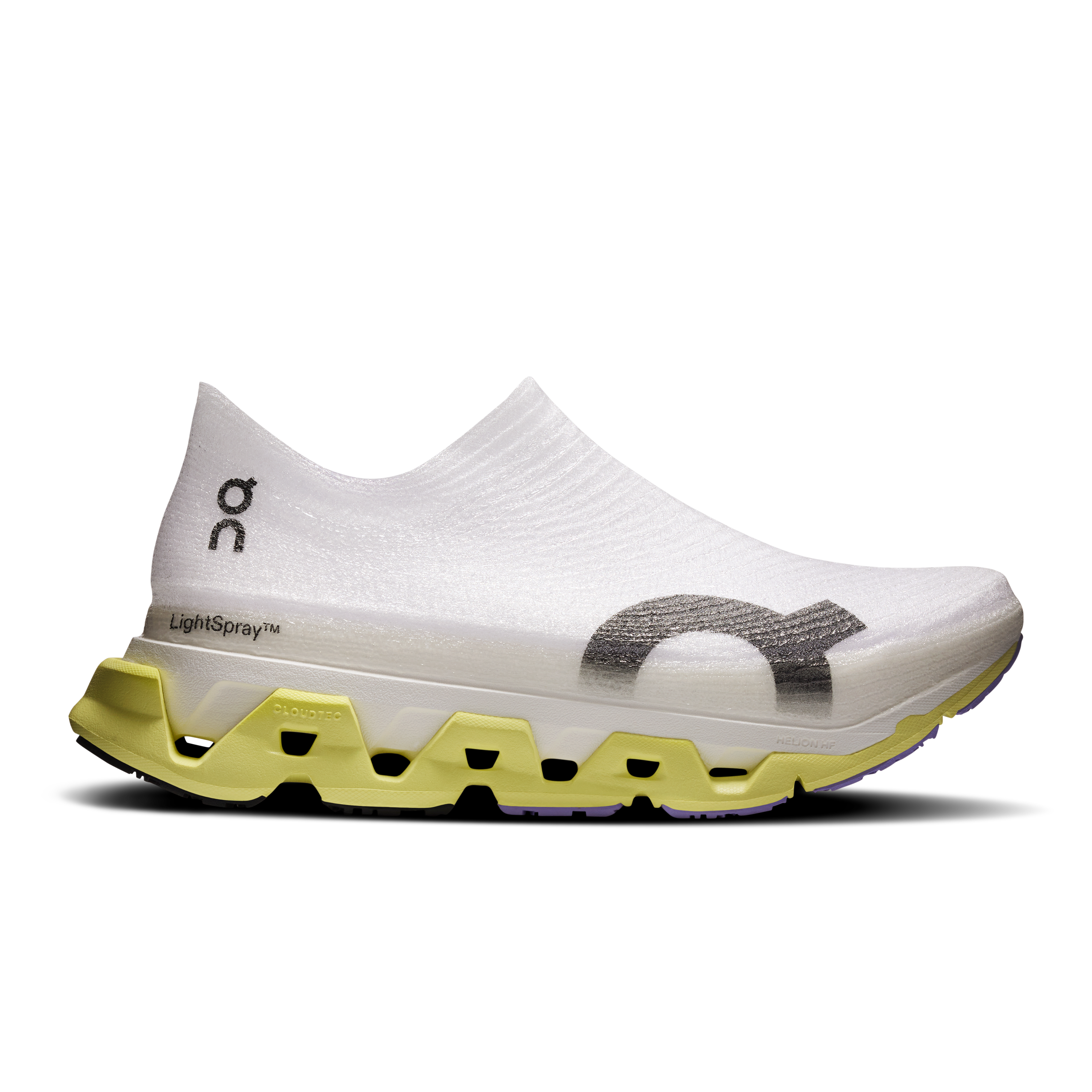 LightSpray Cloudmonster 3 Hyper Road Running Shoe in Limelight/Bloom