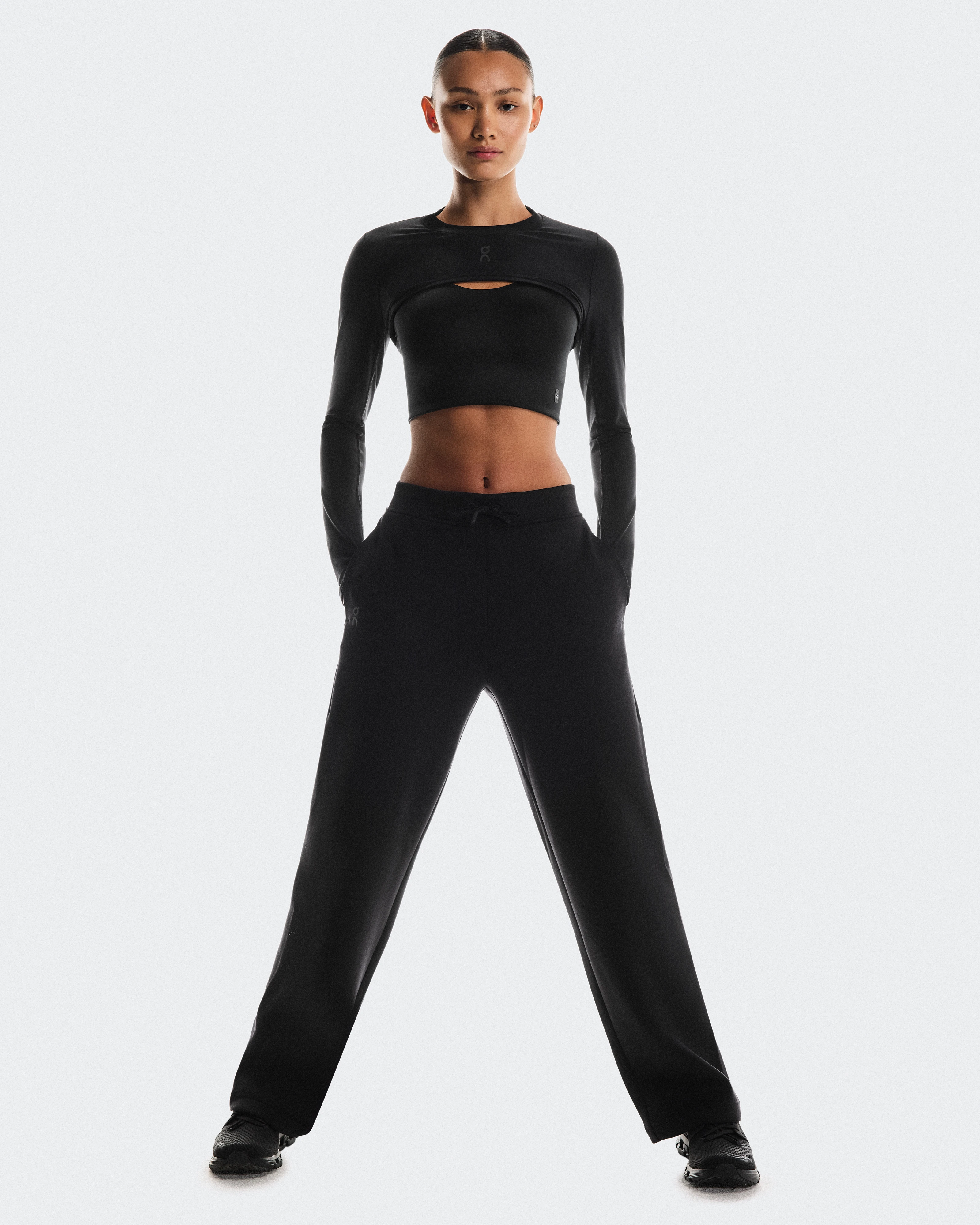On Focus Tech Sweatpants Black Women Pants