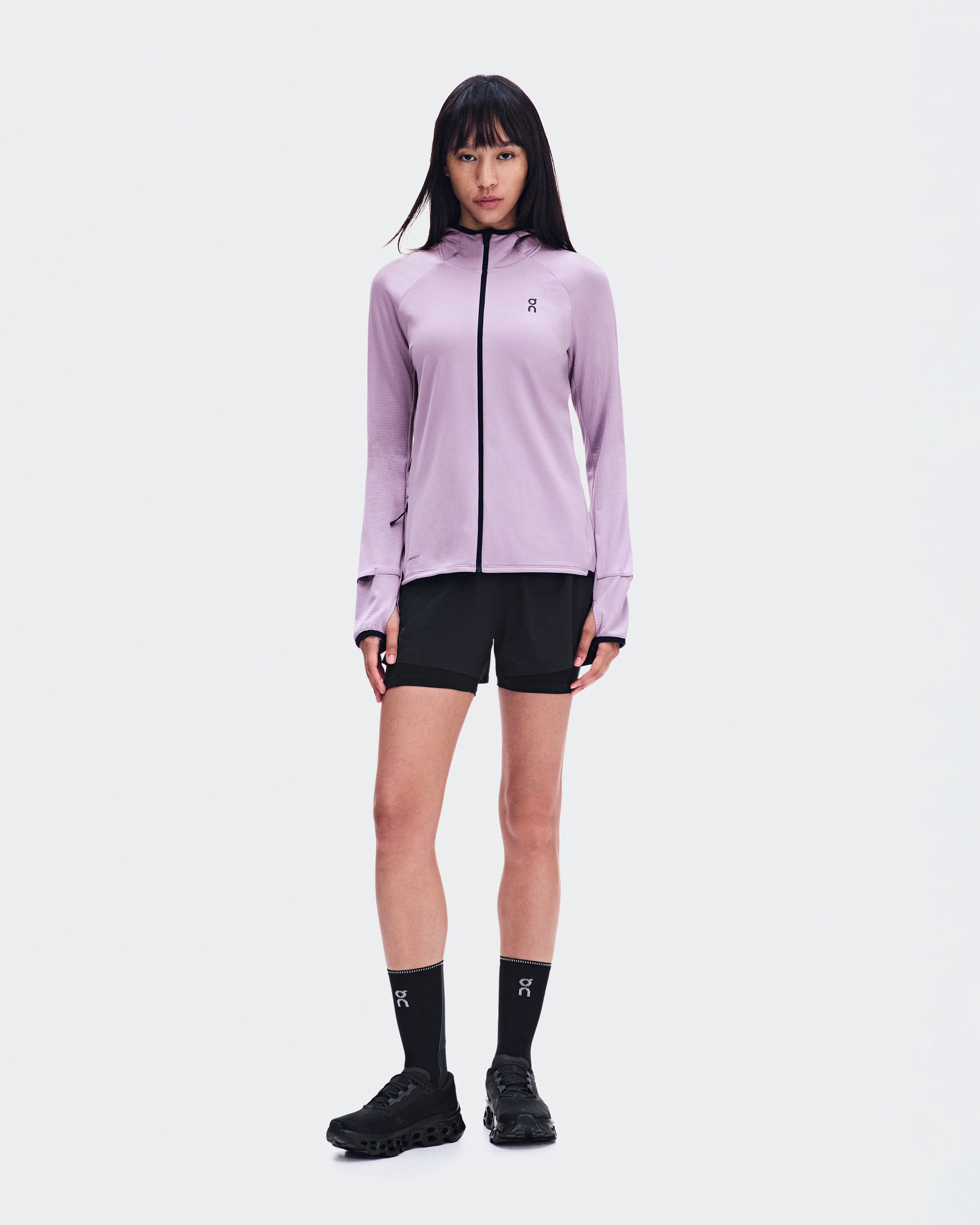 On Climate Zip Hoodie Mallow Women Hoodies and sweatshirts