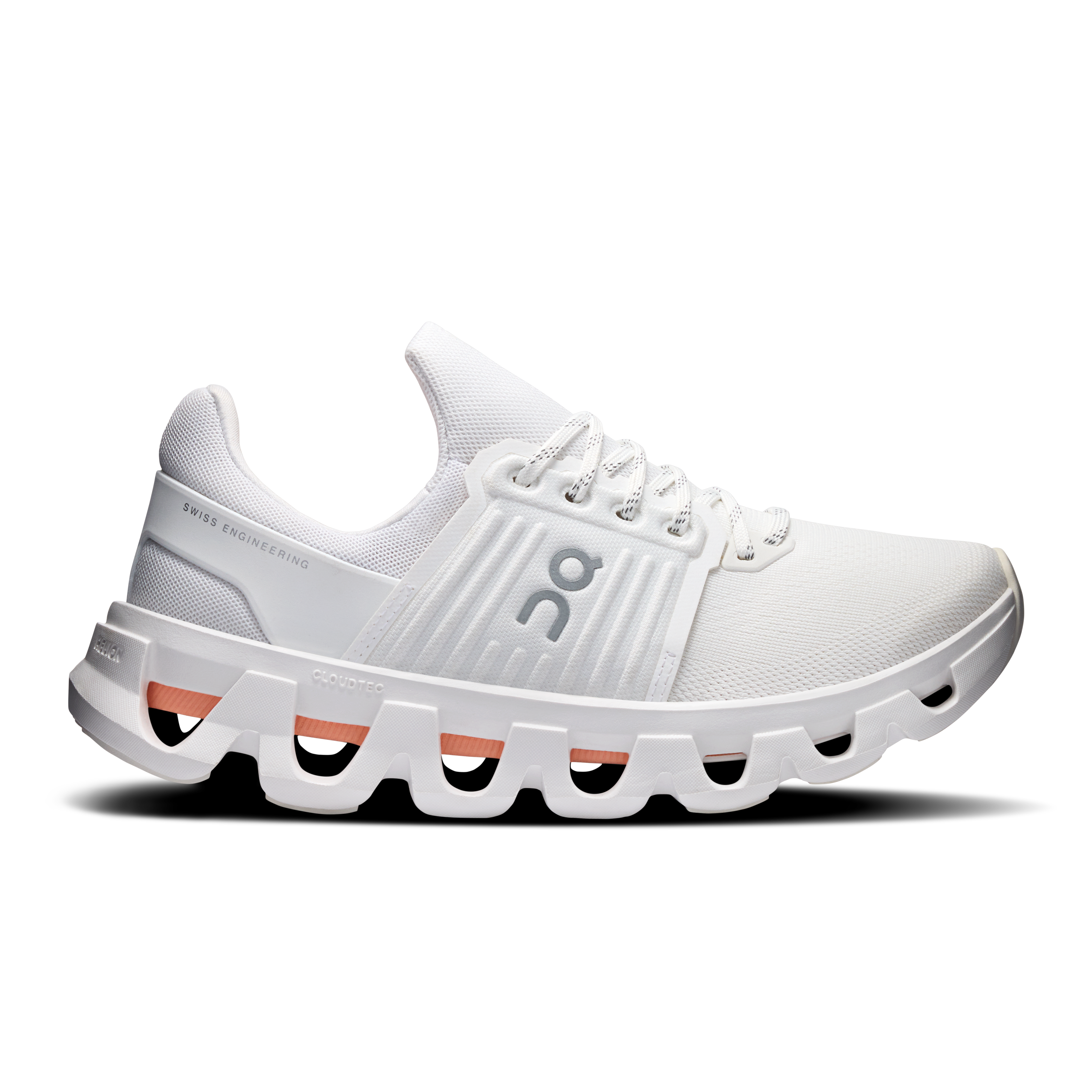On Cloudswift 4 AD White Orange Women Women – All-day, city life, water-repellent Shoes
