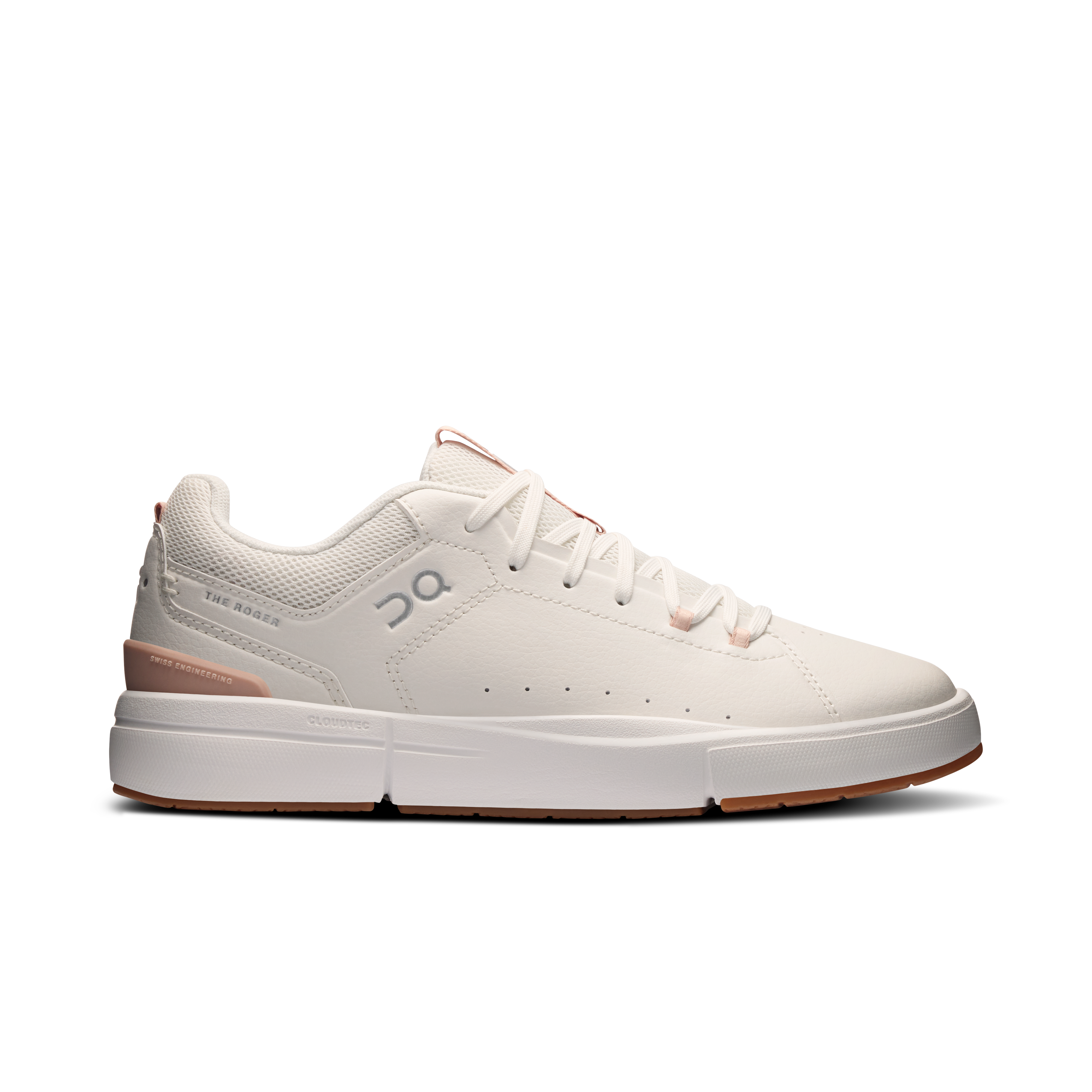 THE ROGER Youth Tennis Shoe in Ivory/Rosehip